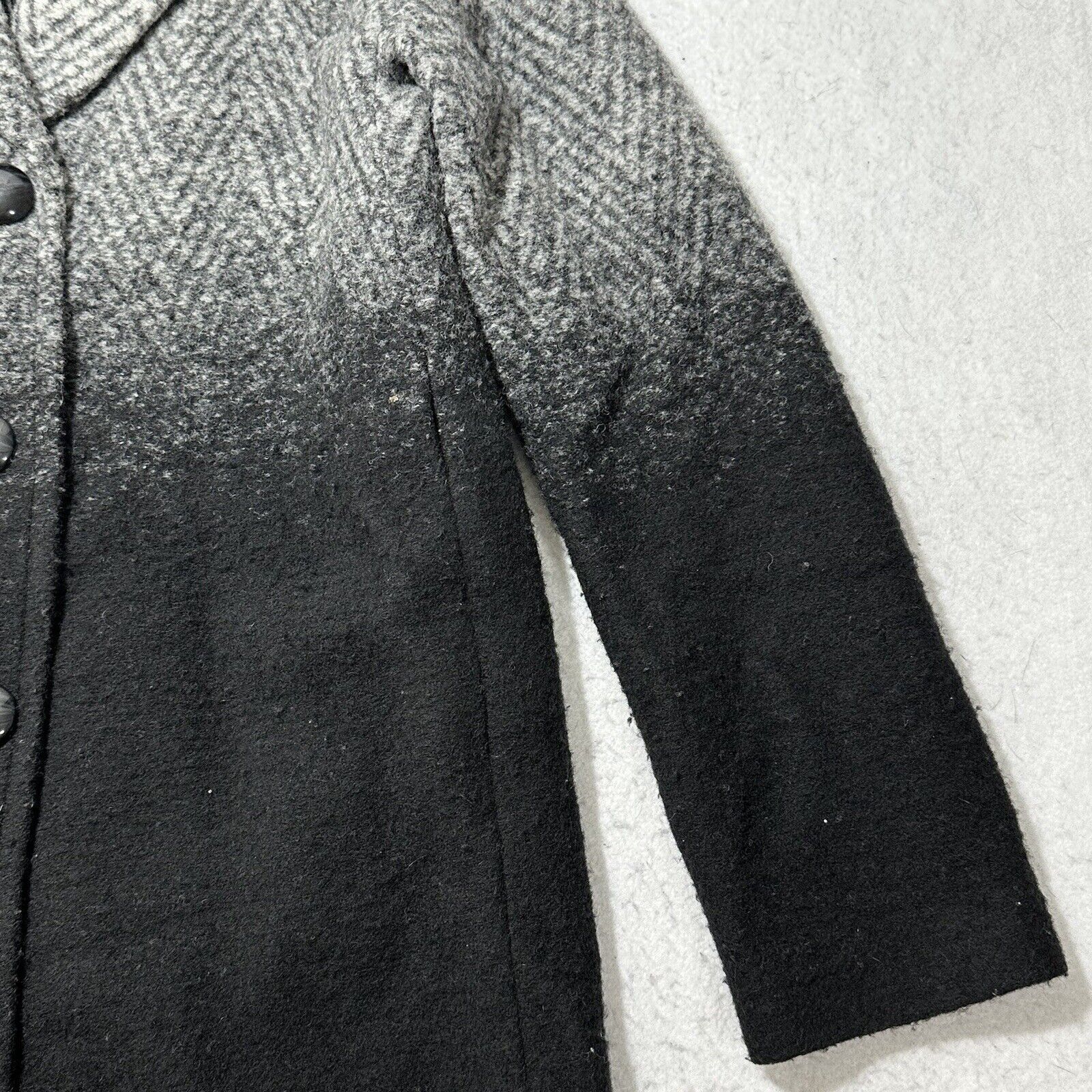 Other Talbots 4 Wool Pea Coat Button Front Heavyweight Gray Coat Size S / US 4 / IT 40 - 5 Thumbnail