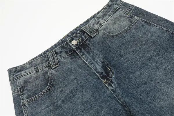 Japanese Brand VIBE American retro loose casual washed distressed jeans Size US 32 / EU 48 - 4 Thumbnail