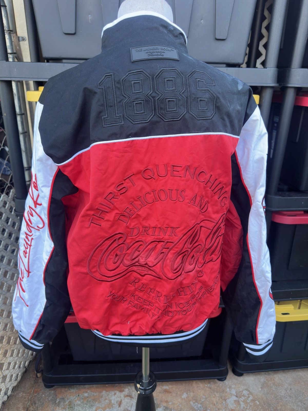 Coca Cola Coca-Cola & The Laundry Room Racing Jacket Unisex Medium Size US M / EU 48-50 / 2 - 2 Thumbnail