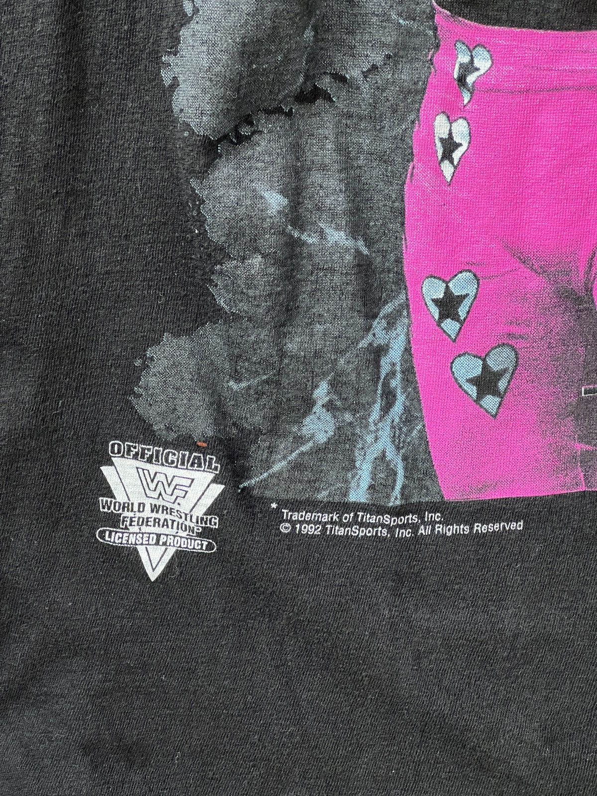WWF Vintage WWF Bret Hitman Hart Wrestling Tee Large Size US L / EU 52-54 / 3 - 5 Thumbnail