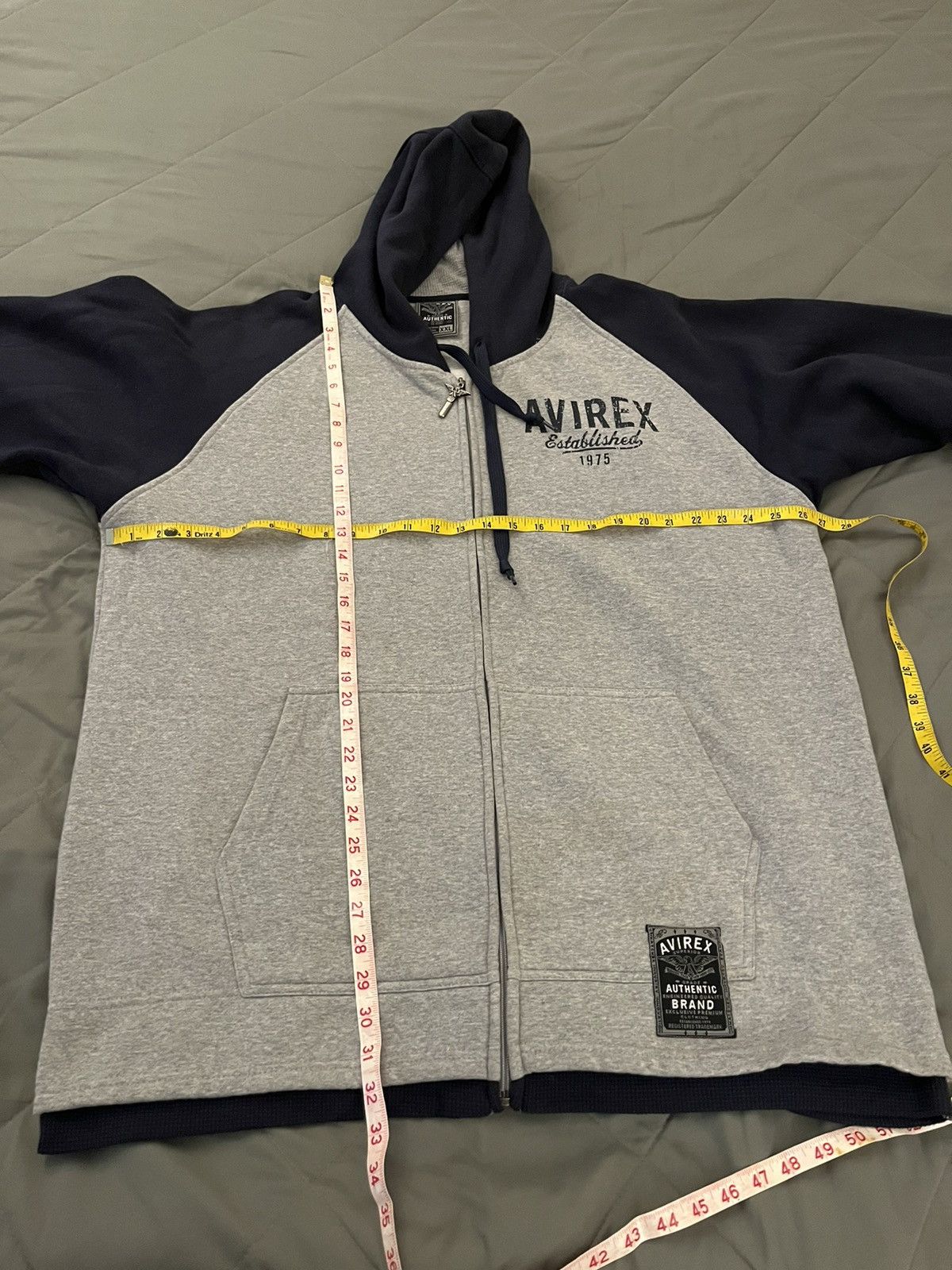 Avirex × Vintage Vintage Avirex skate hip hop style hoodie Size US XXL / EU 58 / 5 - 4 Thumbnail