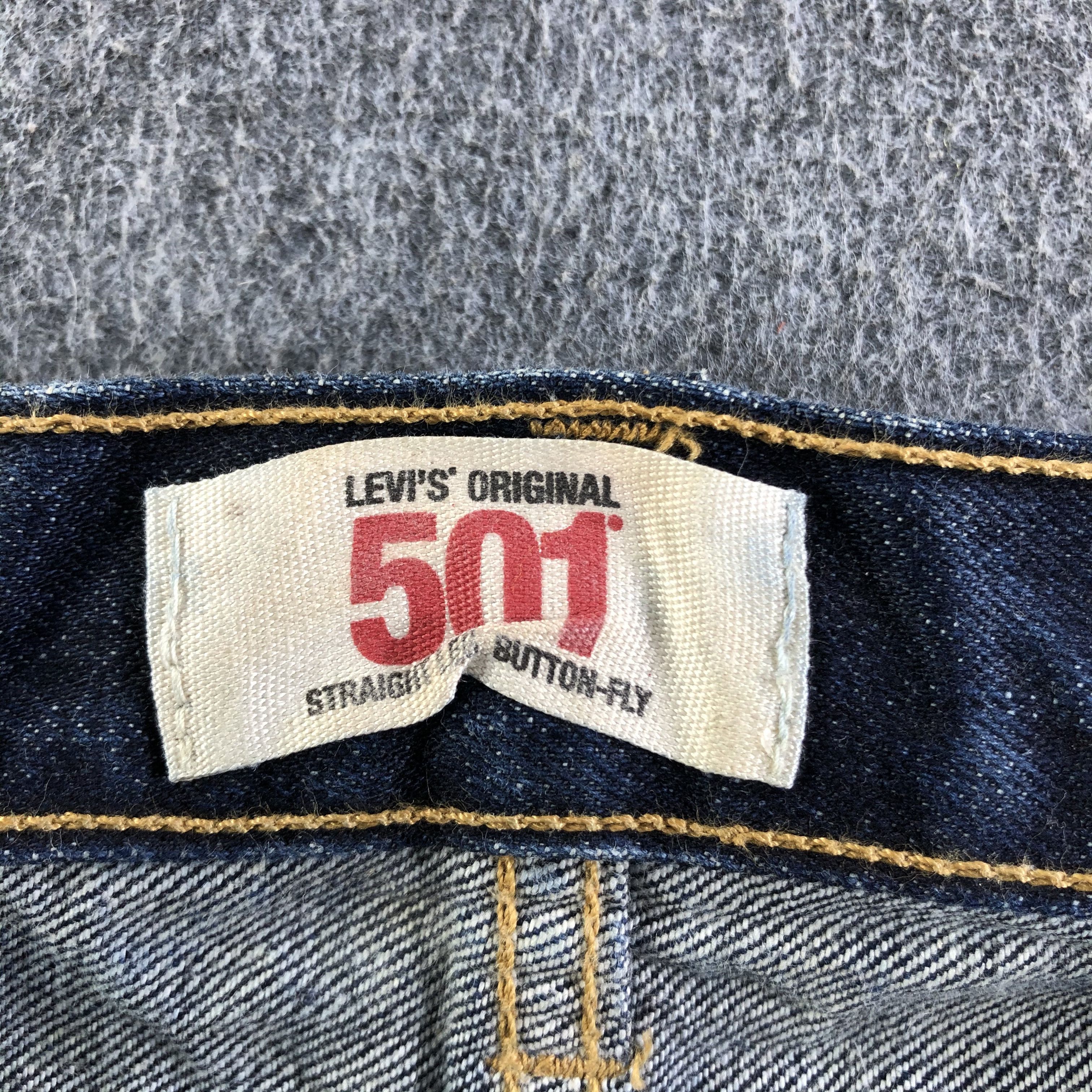 Levi's Vintage Blue Wash Levis 501 Jeans-J3986 Size US 36 / EU 52 - 11 Thumbnail