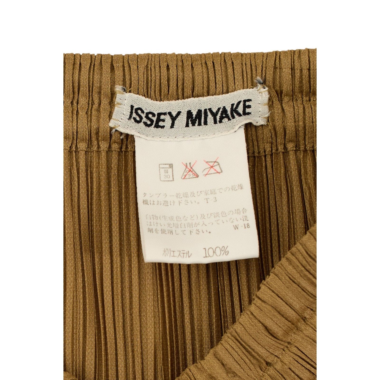 Issey Miyake Pleats Please Beige Maxi Skirt Size 27" / US 4 / IT 40 - 4 Thumbnail