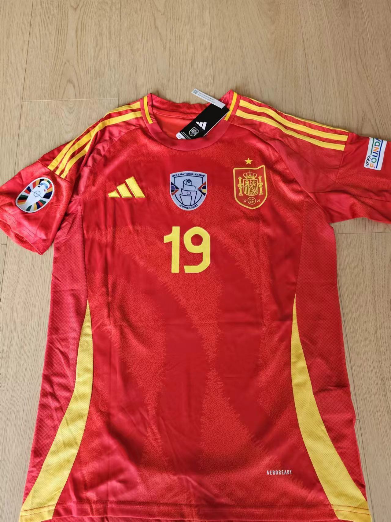 Other Spain #19 Yamal Jersey Home L Size US L / EU 52-54 / 3 - 2 Thumbnail
