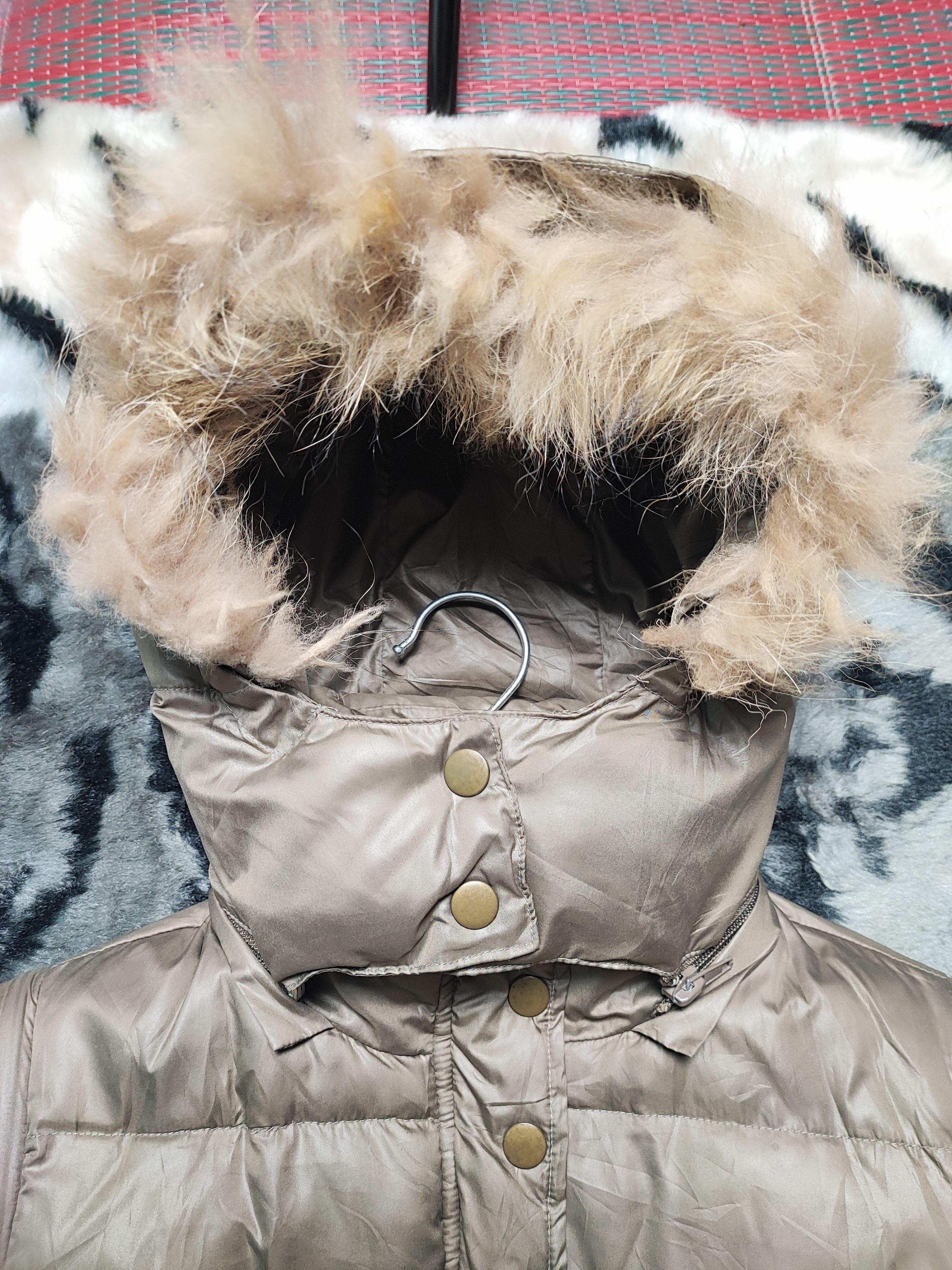 Japanese Brand Fur Puffer Down Jacket Vest Boxy Cecil Mc Bee Size US XS / EU 42 / 0 - 10 Thumbnail