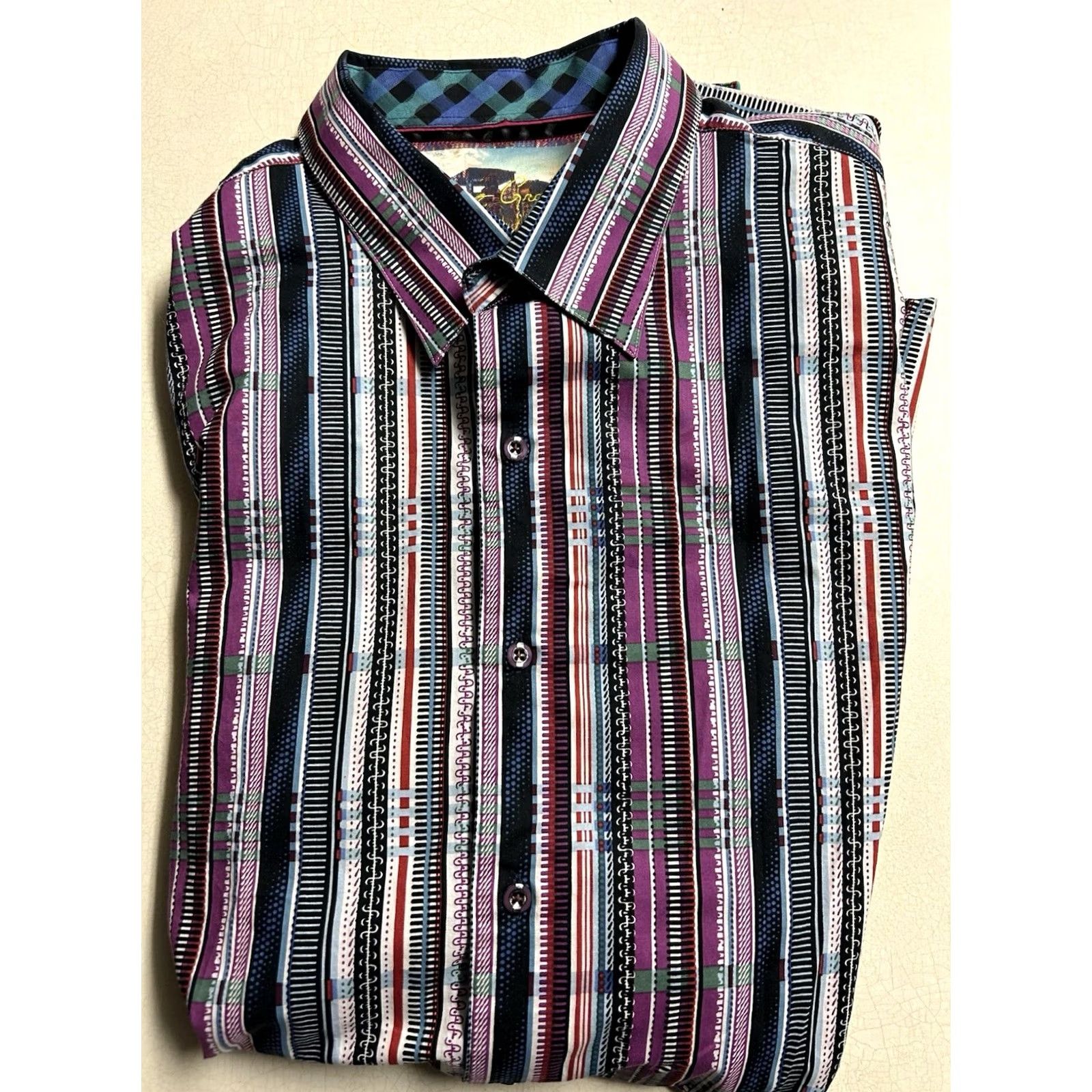 Robert Graham Robert Graham Shirt Mens 2XL TLT Multicolor Long Sleeve Button-Down Size US XXL / EU 58 / 5 - 3 Thumbnail