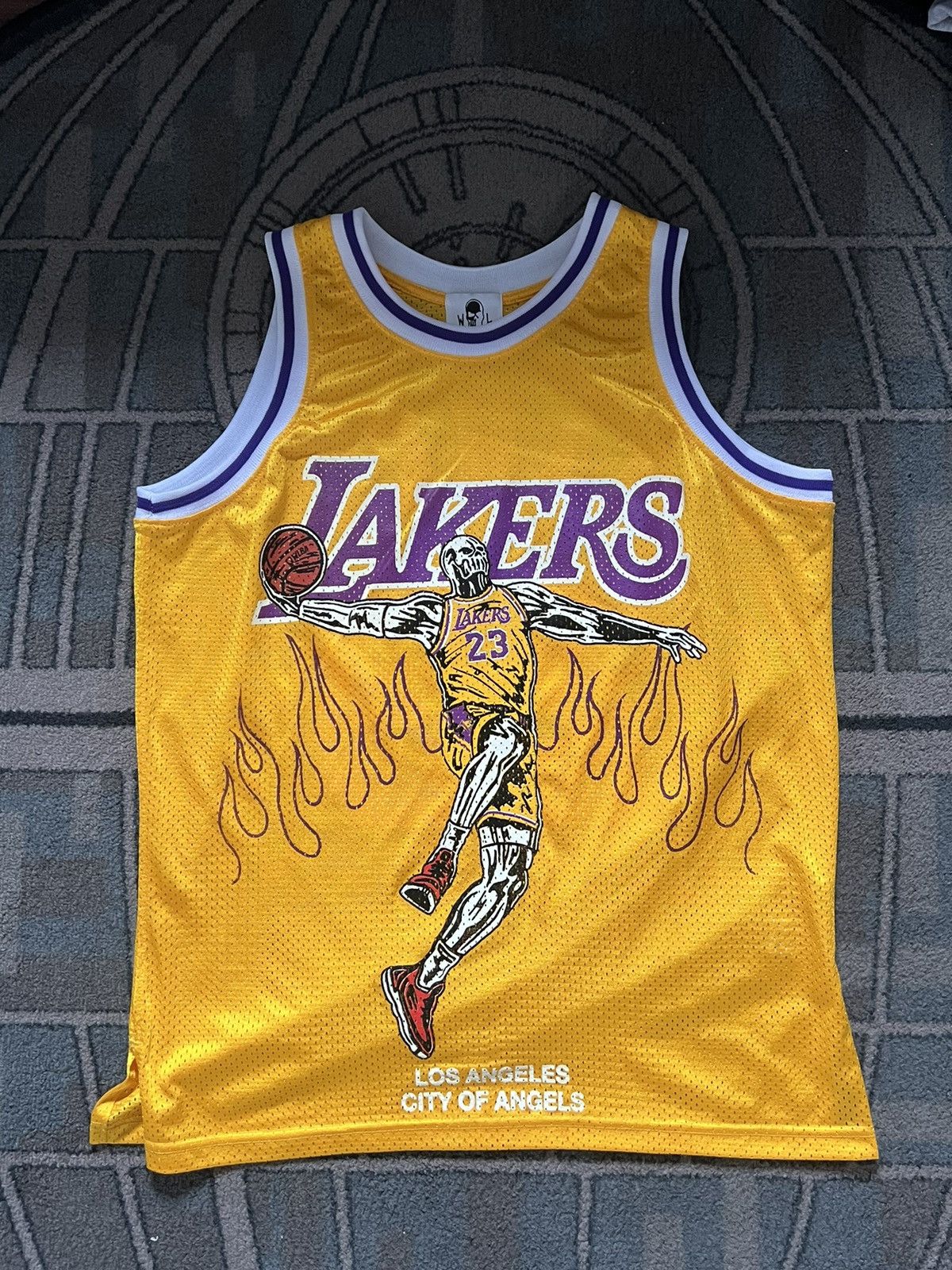 Warren Lotas Warren Lotas Lakers Jersey Grailed 6163