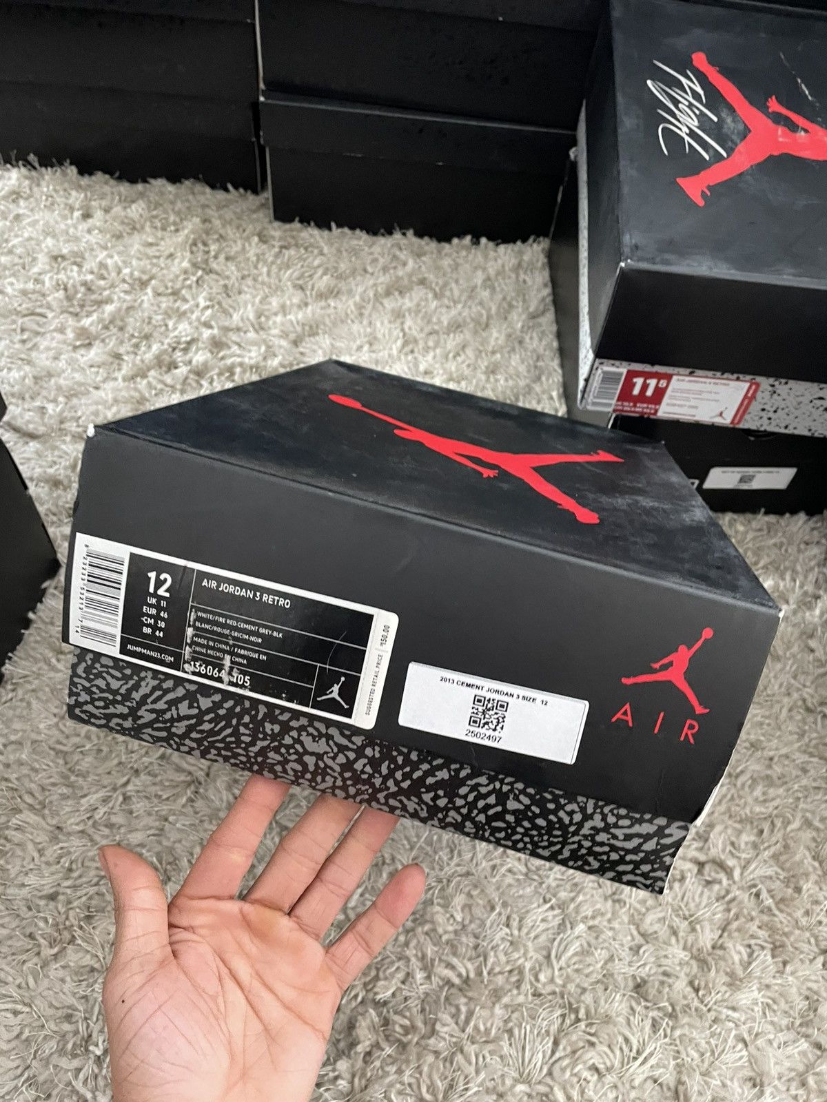 Jordan Brand Jordan 3 White Cement 2011 Size US 12 / EU 45 - 12 Thumbnail
