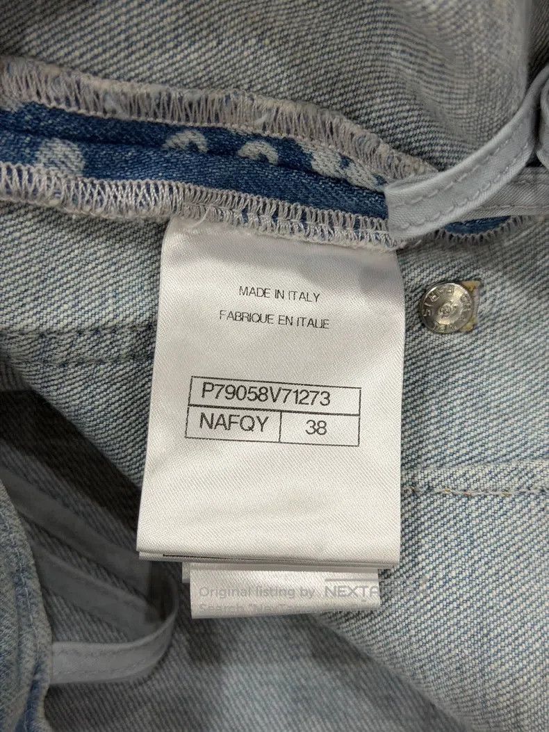 Chanel Chanel 25P new pearl chain jeans Size 25" / US 0 / IT 36 - 4 Thumbnail