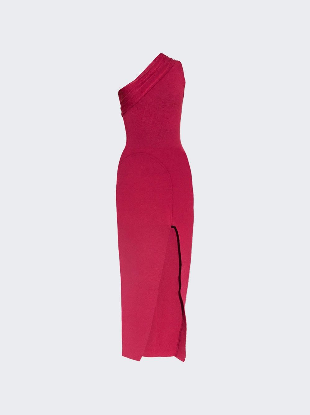 Rick Owens o1mle0426 Athena Dress in Fuchsia Pink Size L / US 10 / IT 46 - 1 Thumbnail