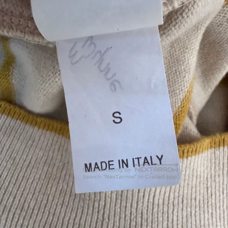 Brunello Cucinelli Brunello Cucinelli Striped Crew Neck Knit Sweater Size S / US 4 / IT 40 - 6 Thumbnail
