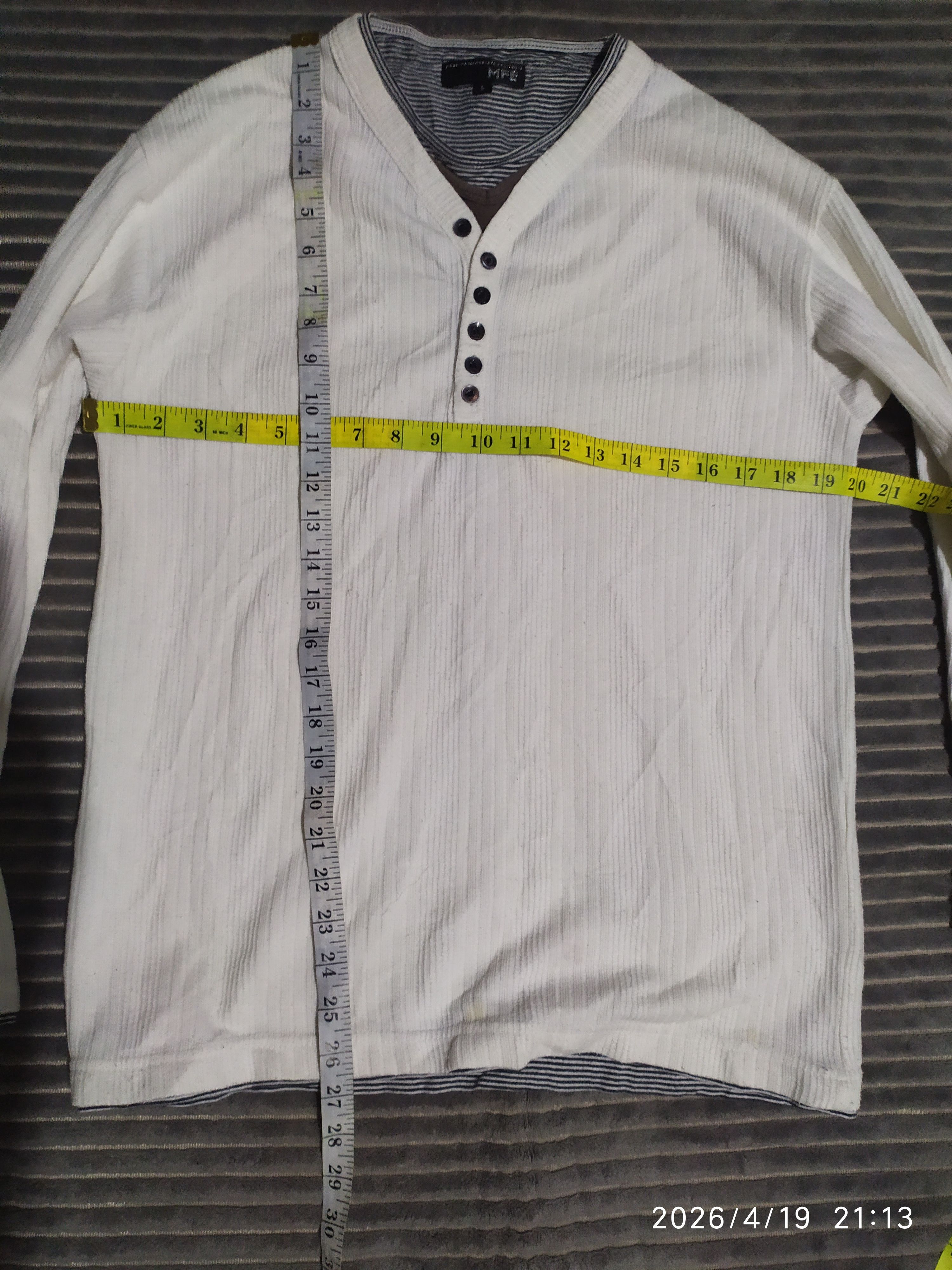 If Six Was Nine 2000s Japanese Mfe double layer long slevee Size US L / EU 52-54 / 3 - 7 Thumbnail