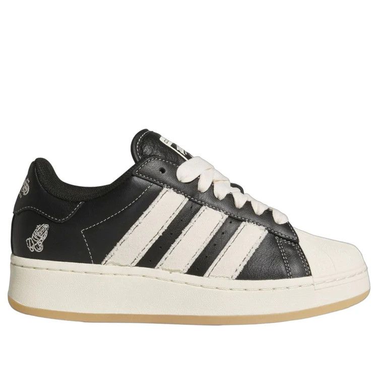 Adidas o1mle0426 Unisex Superstar Low-Top Sneakers in White/Black Size US 6 / EU 39 - 2 Thumbnail