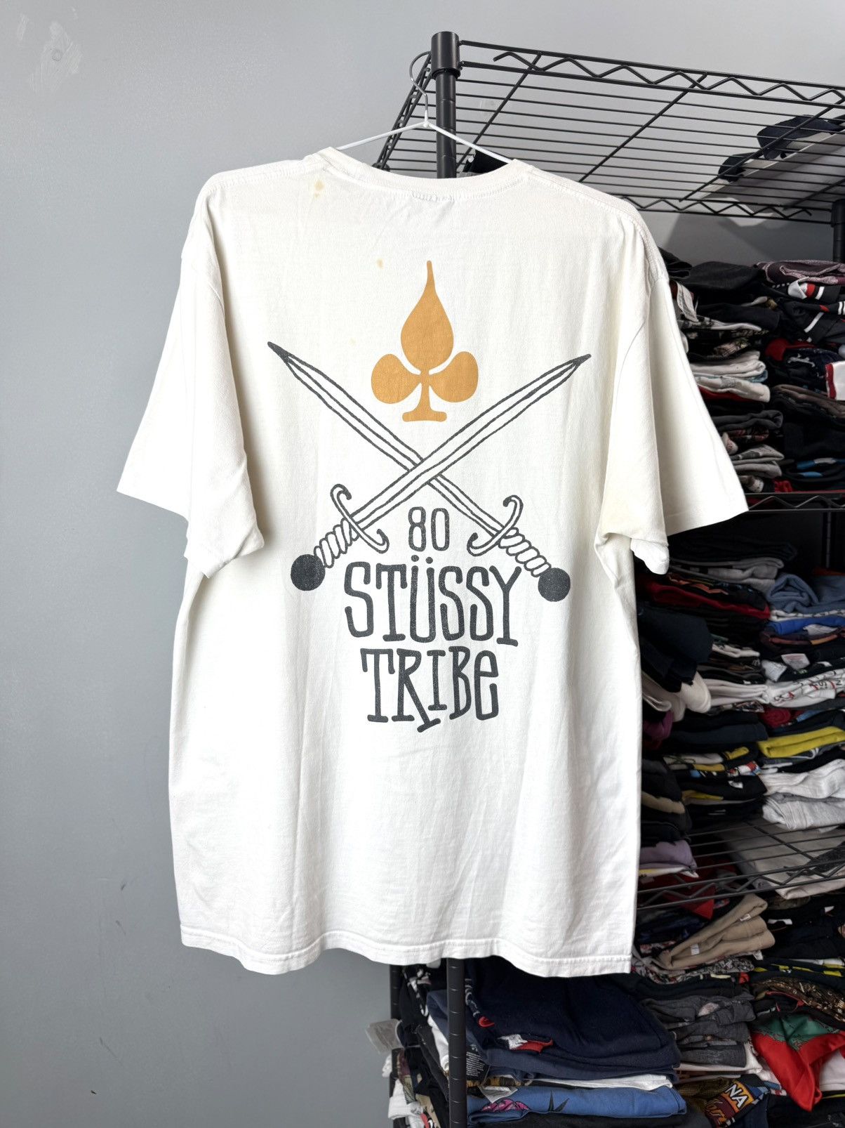Stussy Vintage 80 Stussy Tribe T Shirt Hype Size US L / EU 52-54 / 3 - 1 Thumbnail