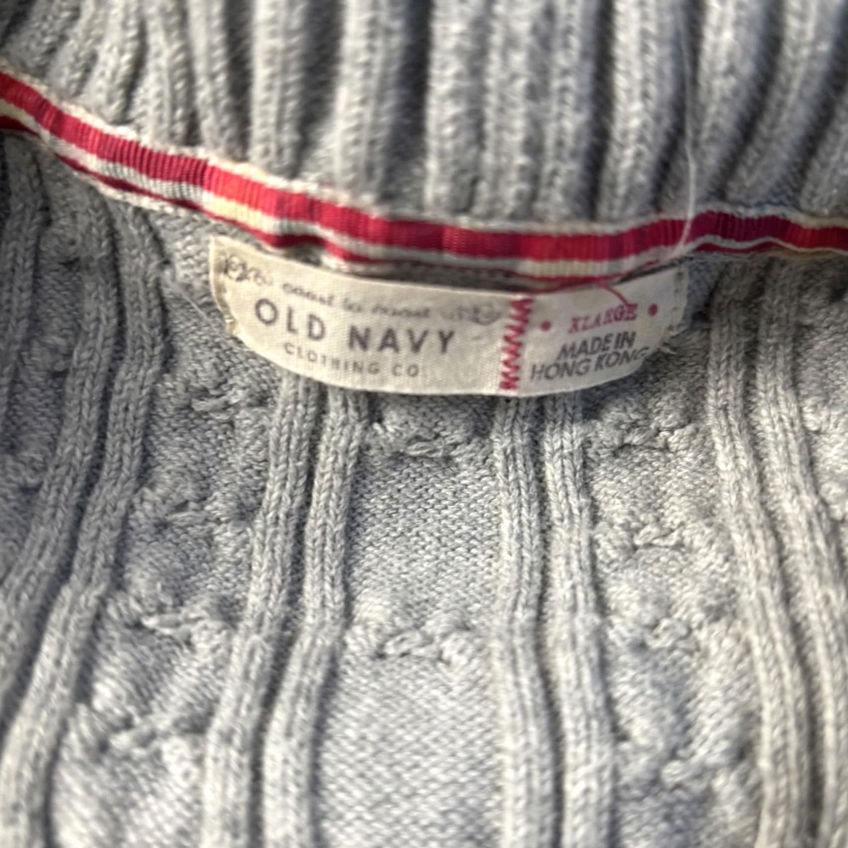 Old Navy Vintage Old Navy Sweater XL Gray Hooded Pullover Women Size XL / US 12-14 / IT 48-50 - 2 Thumbnail
