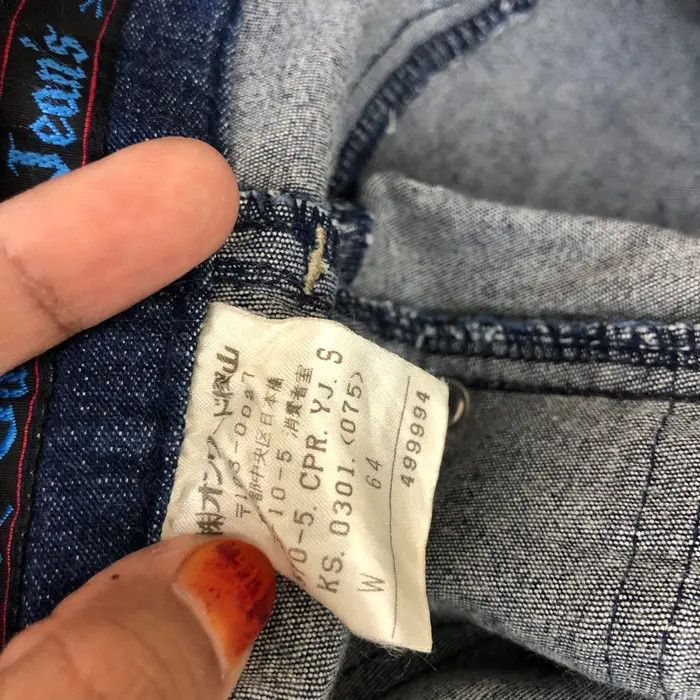 Jean Paul Gaultier Vtg 90’ JEAN PAUL GAULTIER Blue Jeans Denim Slim Fit Pant Size 28" / US 6 / IT 42 - 6 Thumbnail