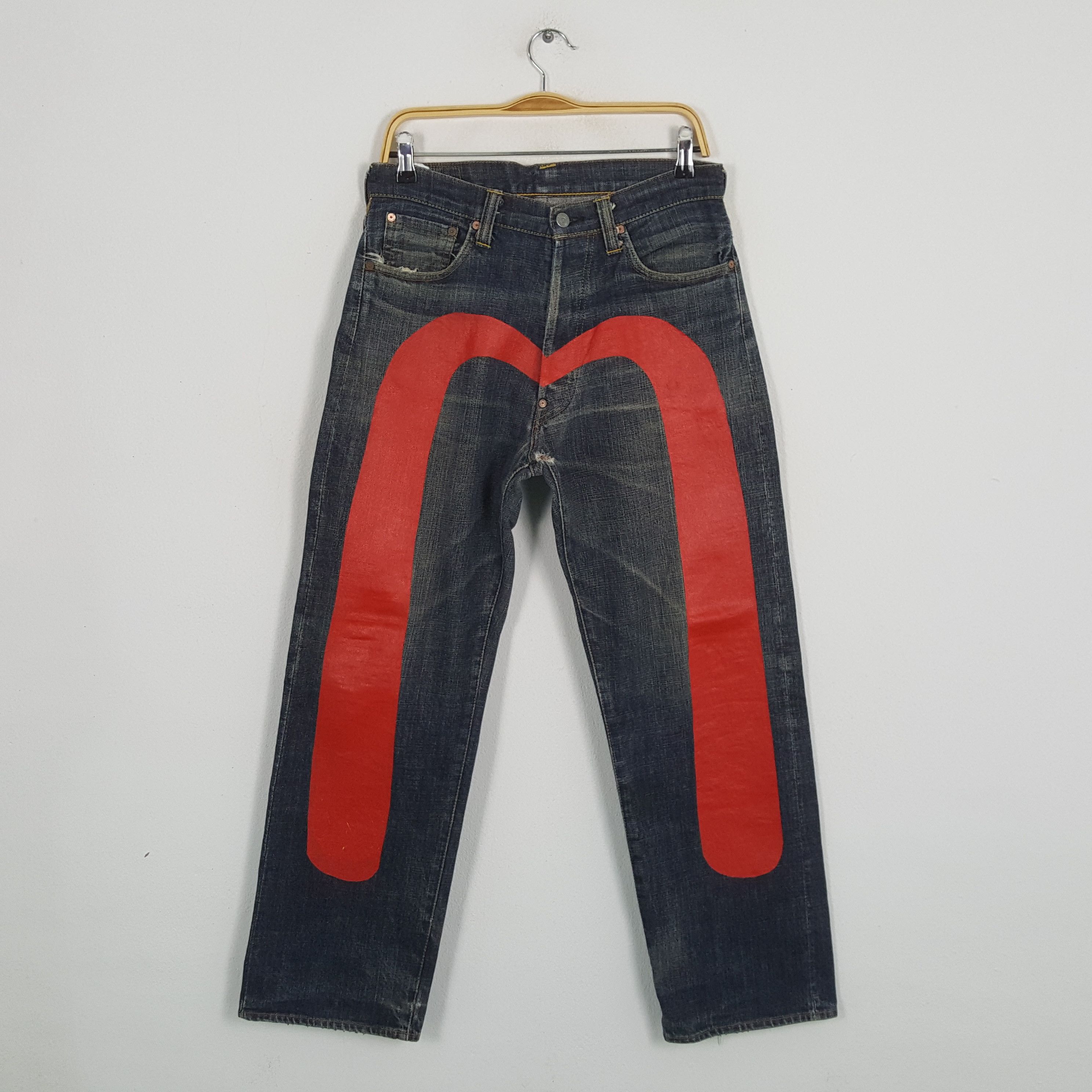 Evisu × Japanese Brand × Vintage Vintage EVISU Japanese Brand Daicock Custom Style Jeans Size US 30 / EU 46 - 1 Thumbnail