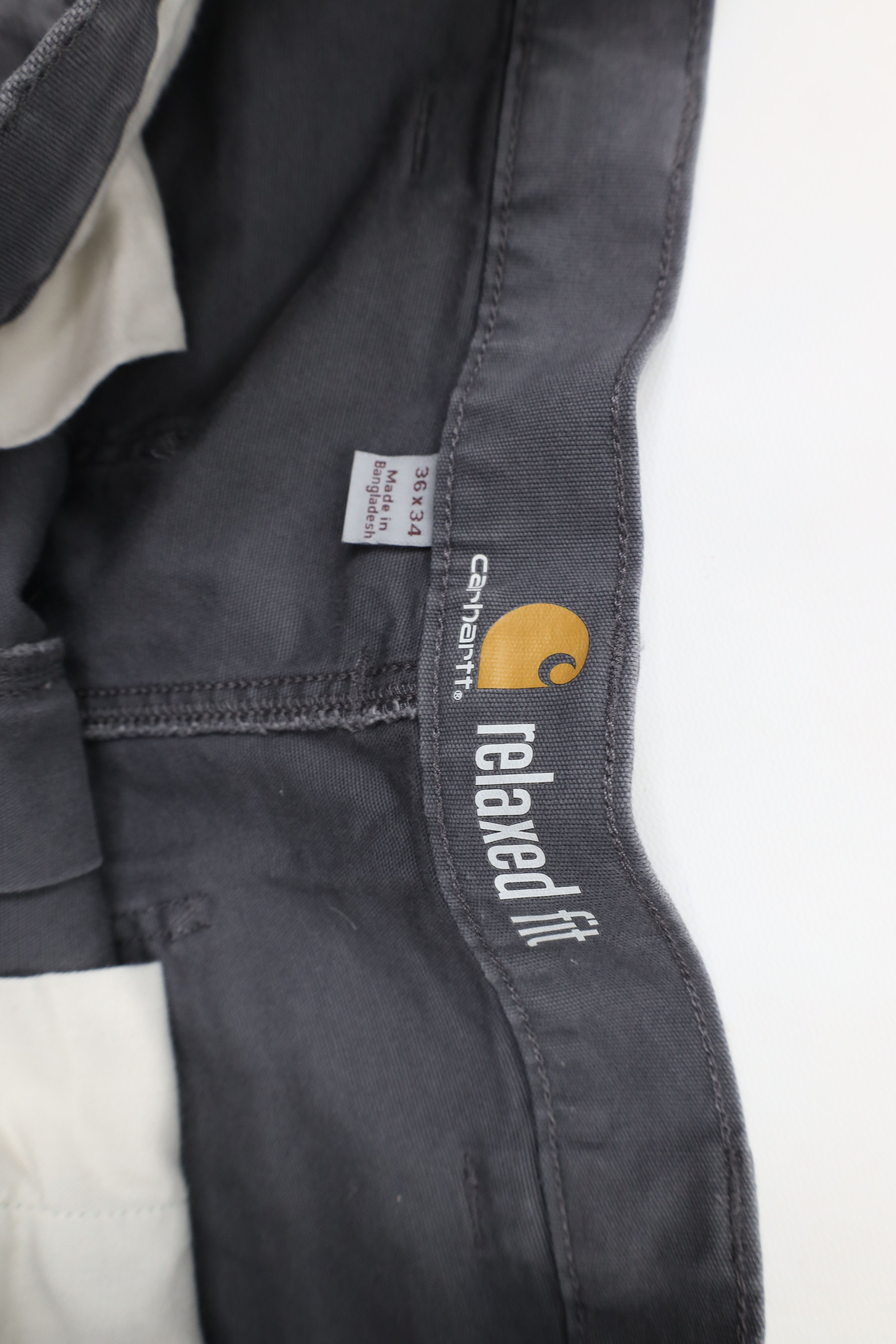 Carhartt × Vintage Vintage Y2K Carhartt Spell Relaxed Fit Wide Leg Pants Gray Size US 36 / EU 52 - 4 Thumbnail
