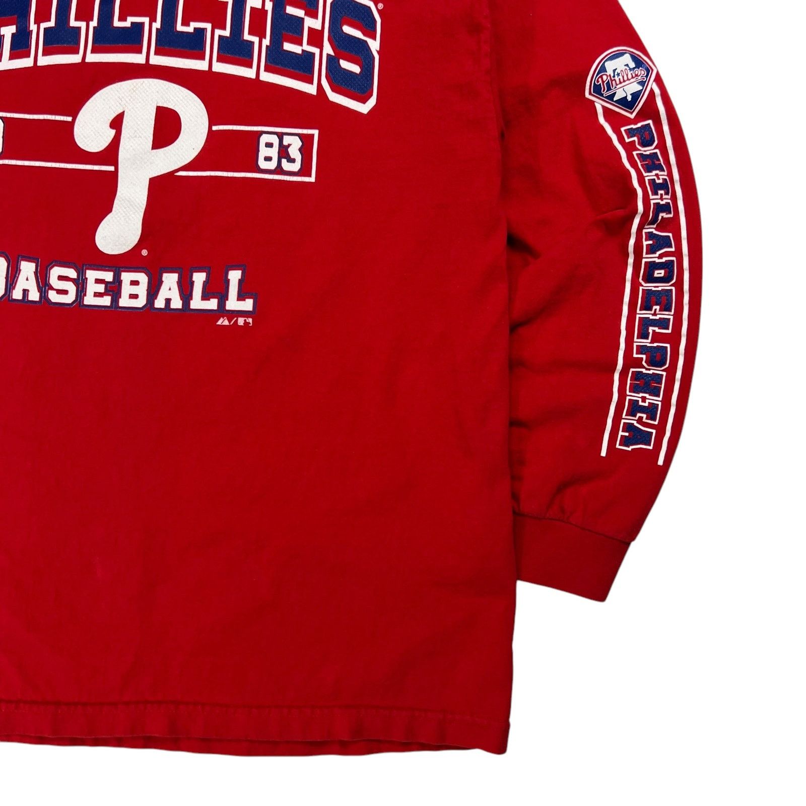 MLB × Majestic × Vintage Vintage Y2K Majestic Philadelphia Phillies long sleeve Size US XL / EU 56 / 4 - 2 Thumbnail