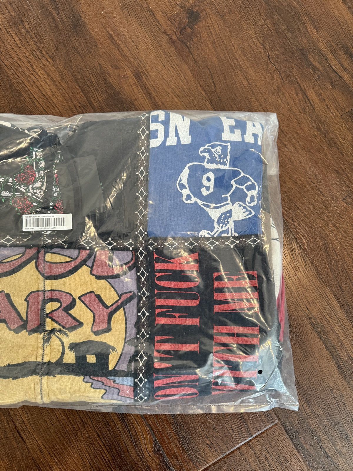 Number (N)ine × Supreme Supreme x Number Nine Patchwork ZipUp Hooded Sweatshirt — XL Size US XL / EU 56 / 4 - 3 Thumbnail