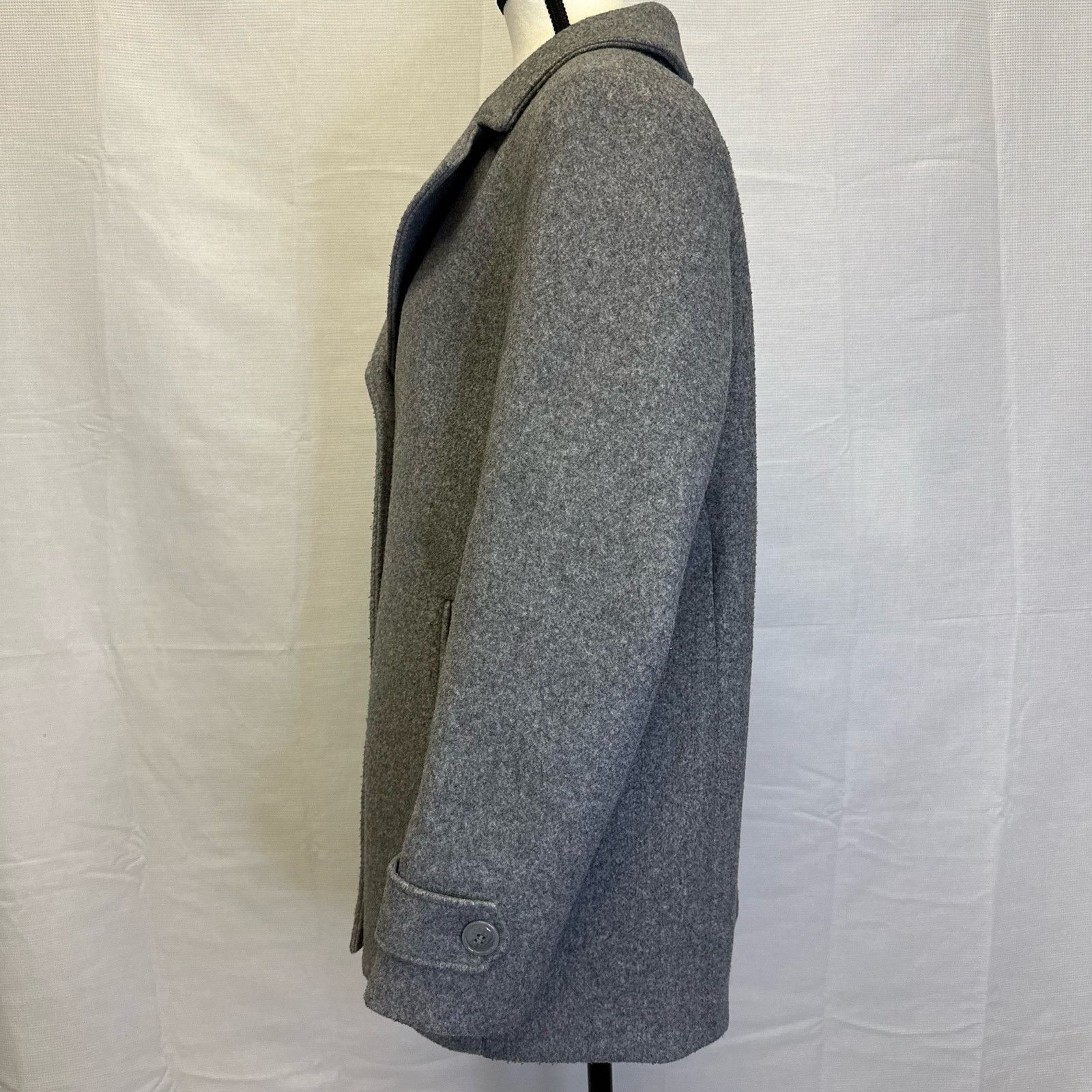 Andrew Marc Marc New York by Andrew Marc Women’s Gray Wool Coat Size M / US 6-8 / IT 42-44 - 9 Thumbnail