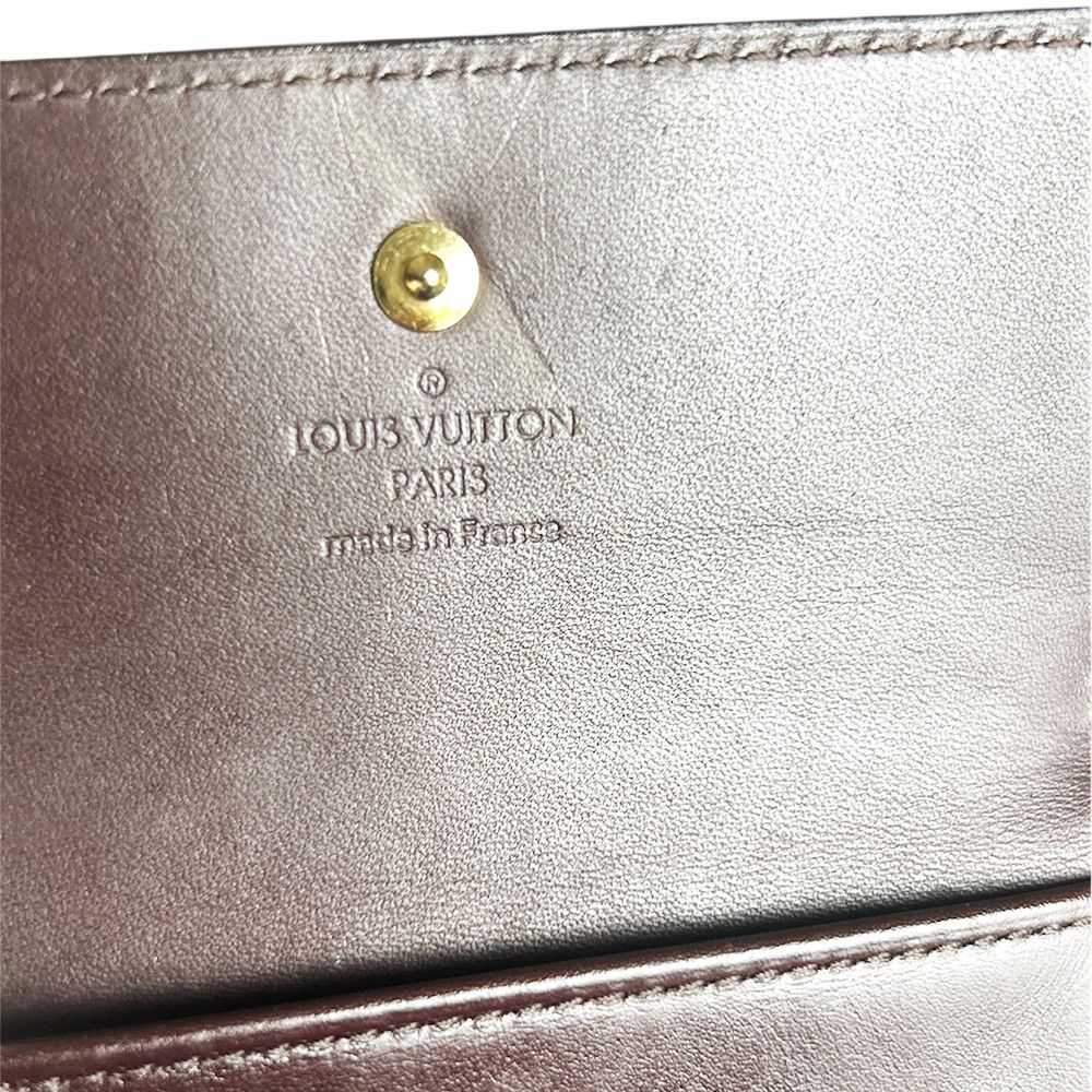 Louis Vuitton Louis Vuitton Elise Monogram Vernis Patent Leather Wallet Size ONE SIZE - 13 Thumbnail