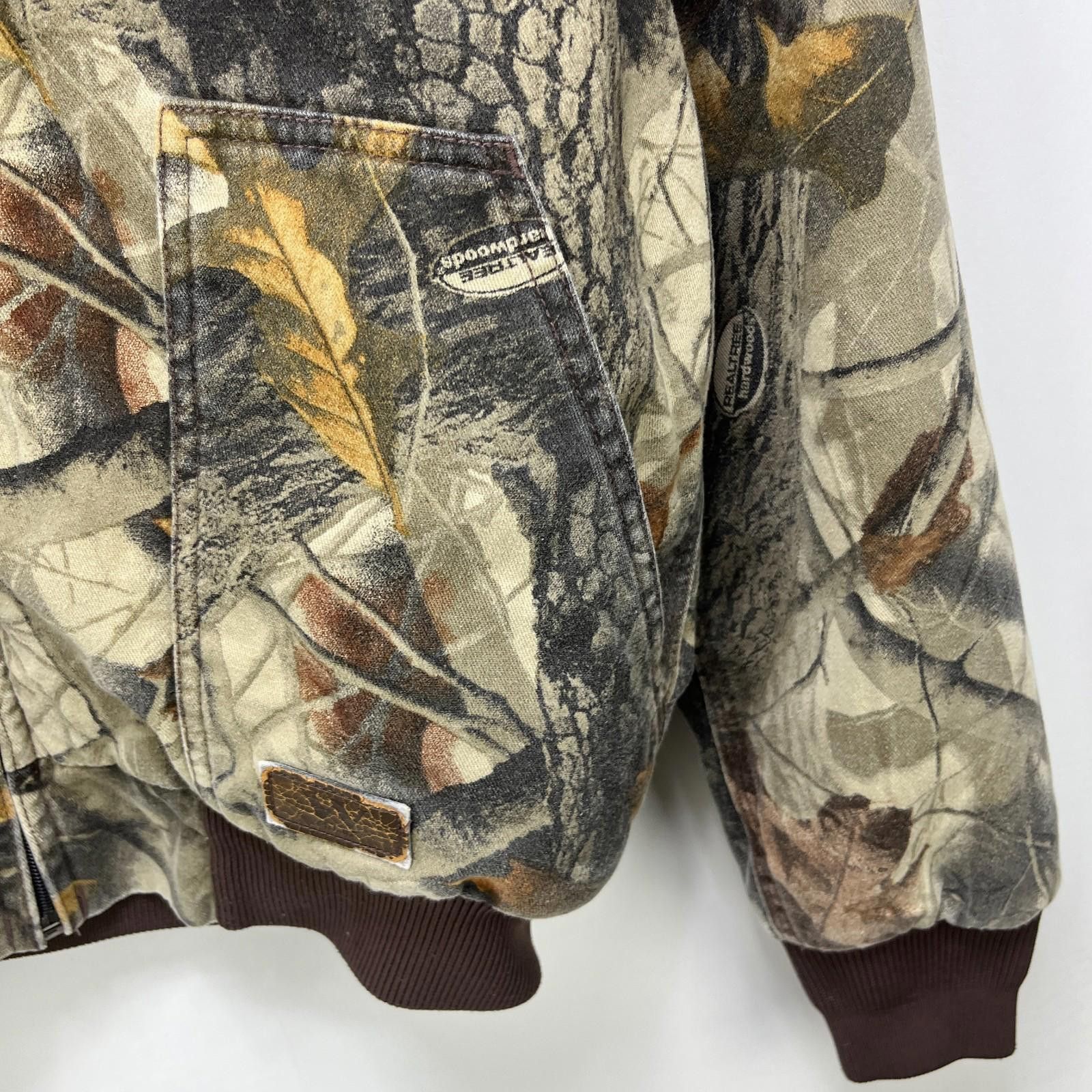 Realtree Vintage Realtree Camo Zip Up Hooded Jacket Size 18 Youth XL Size ONE SIZE - 3 Thumbnail