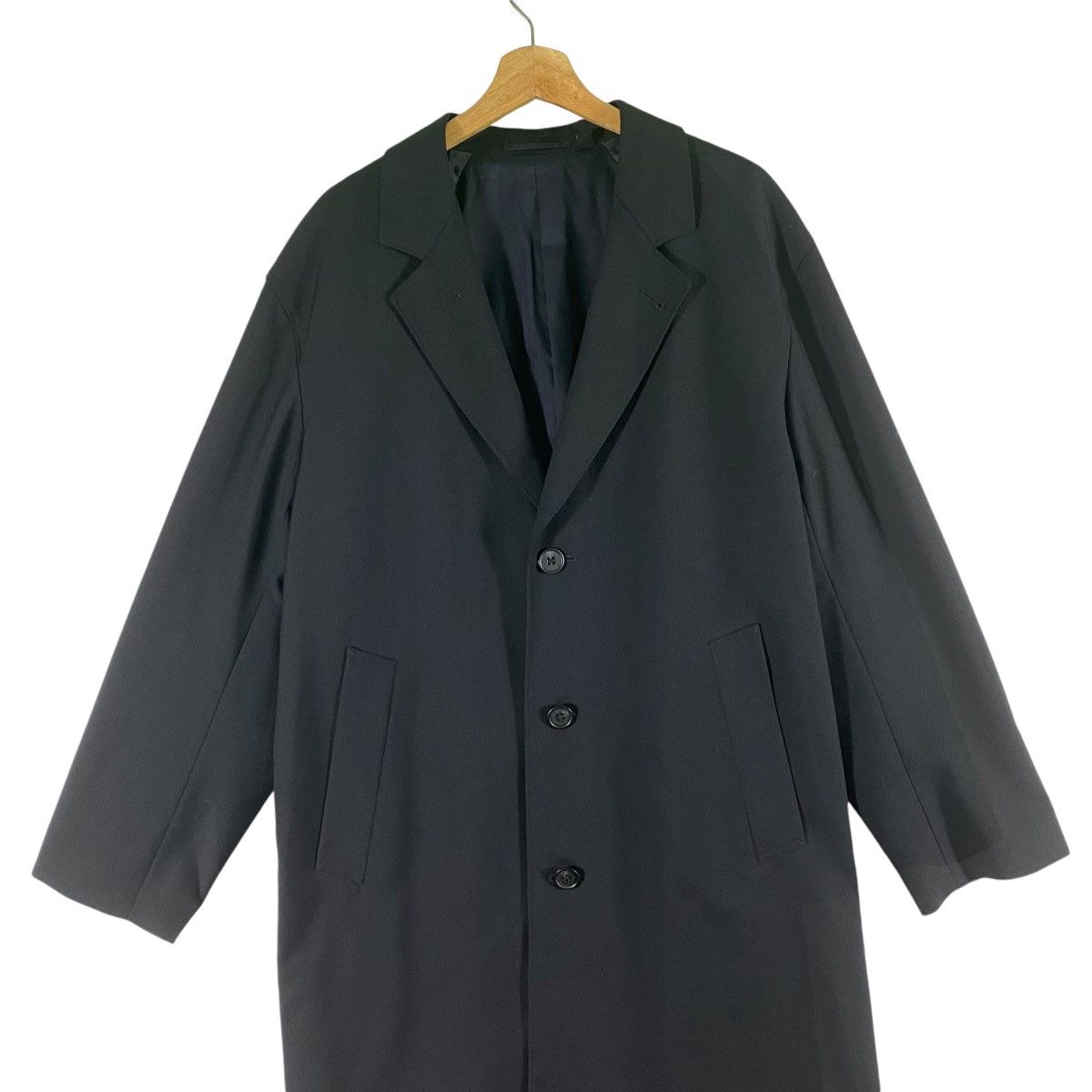 Japanese Brand × Lemaire × Uniqlo Japanese Brand X Lemaire Long Coat XL Size Black Colour Size US XL / EU 56 / 4 - 4 Thumbnail