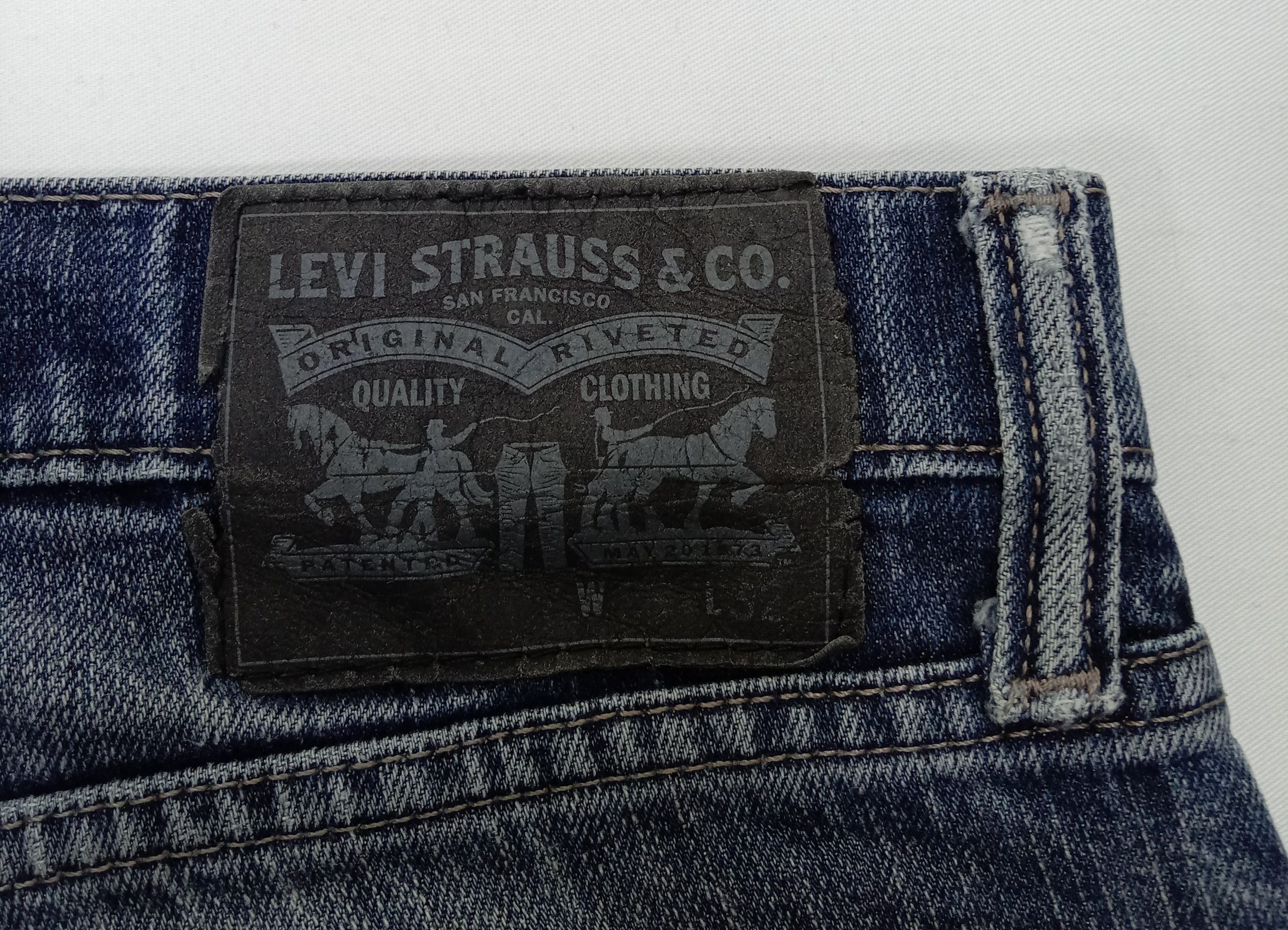 Levi's Vintage Levi's 511 Jeans Faded Dark Blue Slim Fit Denim Size US 30 / EU 46 - 15 Thumbnail