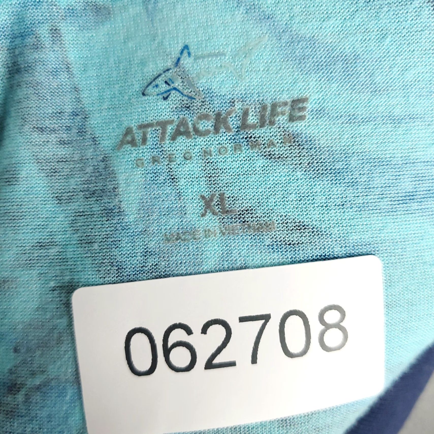 Vintage Attack Life Greg Norman Polo Shirt Mens XL Blue Floral Print Golf Casual Size US XL / EU 56 / 4 - 7 Thumbnail