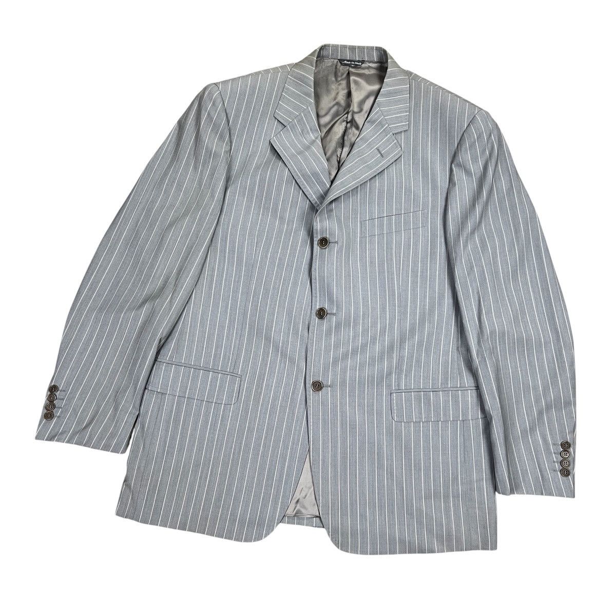 Alexander McQueen Vintage Alexander McQueen Men’s 2-Piece Suit Pinstripe Wool Size 46R - 2 Thumbnail