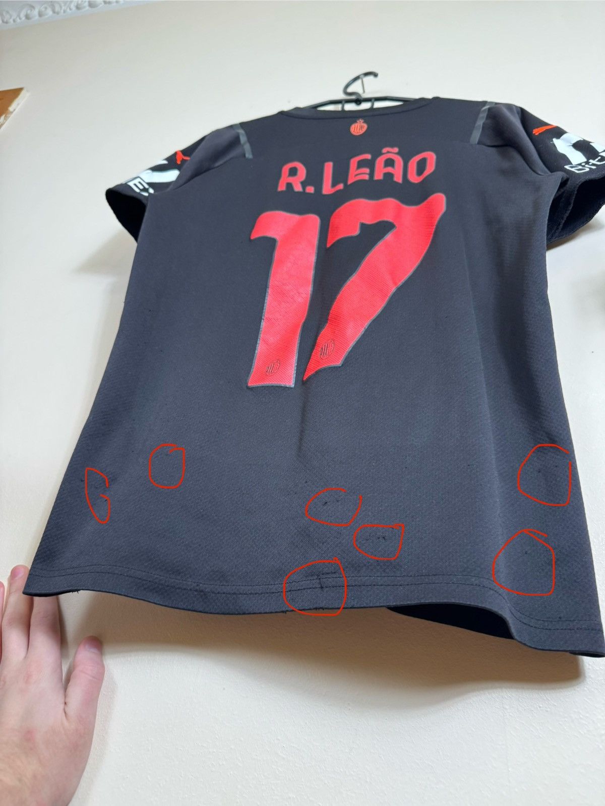 Puma Puma AC Milan Jersey 2021-2022 Third Kit Short R. Leao #17 Size US M / EU 48-50 / 2 - 24 Thumbnail