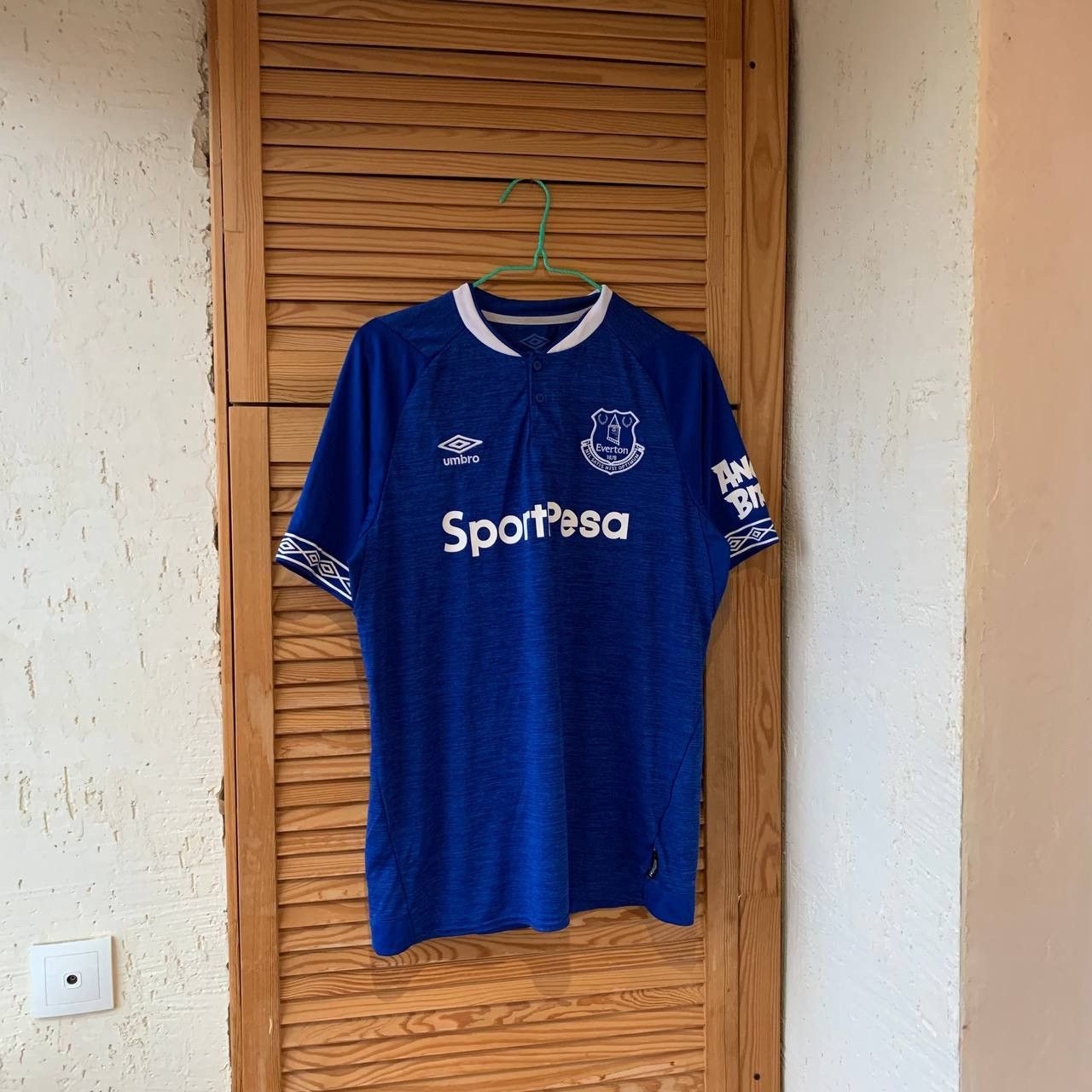 Maillot Everton Domicile 2018-2019 Ombro - Taille S - Bleu - Occasion Avec Petit Défaut
