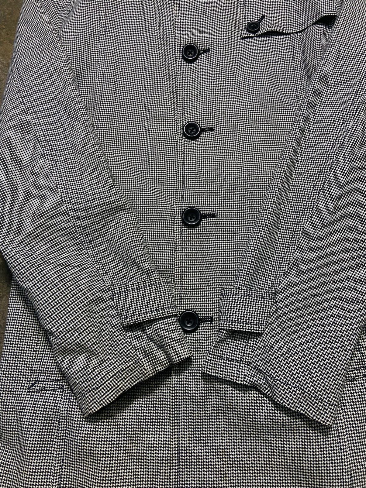 Tornado Mart Vintage Tornado Mart Houndstooth Trench Coat Size US M / EU 48-50 / 2 - 8 Thumbnail