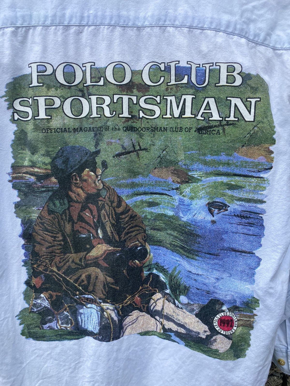 Polo Ralph Lauren Vintage Polo Club Sportsman Shirt Button Size US L / EU 52-54 / 3 - 3 Thumbnail