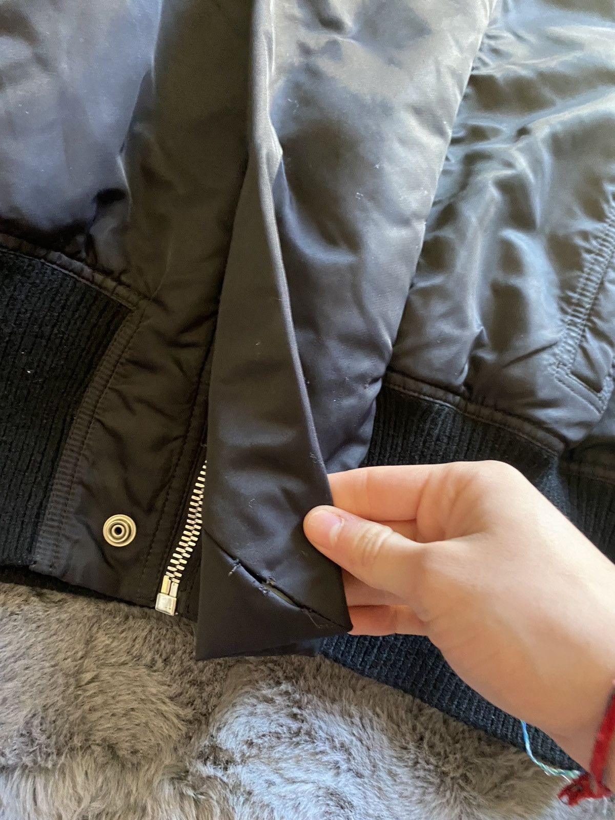 Rick Owens Rick Owens F/W 23 Luxor Cropped Flight Bomber Jacket Size US S / EU 44-46 / 1 - 7 Thumbnail