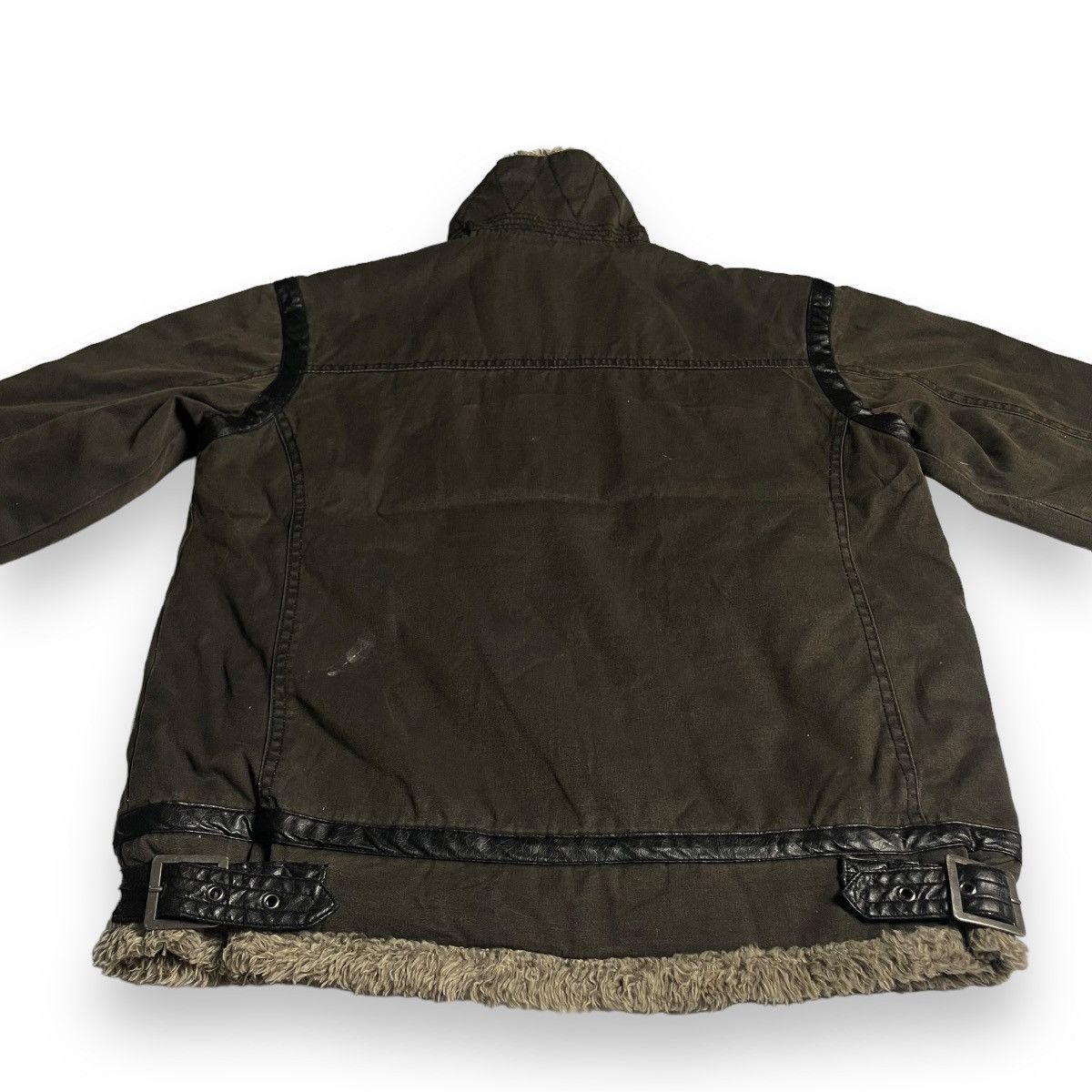 If Six Was Nine × Japanese Brand × Le Grande Bleu (L.G.B.) 🇯🇵 SIX STAR EXCLUSIVE DESIGN BONDAGE LINED FUR B3 JACKET Size US M / EU 48-50 / 2 - 5 Thumbnail