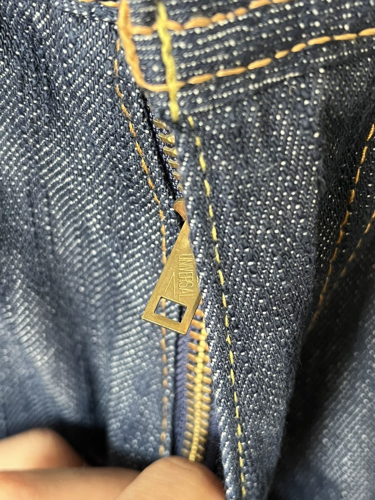 Pure Blue Japan RARE Pure Blue Japan Archive 2000s Flare Cut Selvedge Denim Size US 33 - 6 Thumbnail