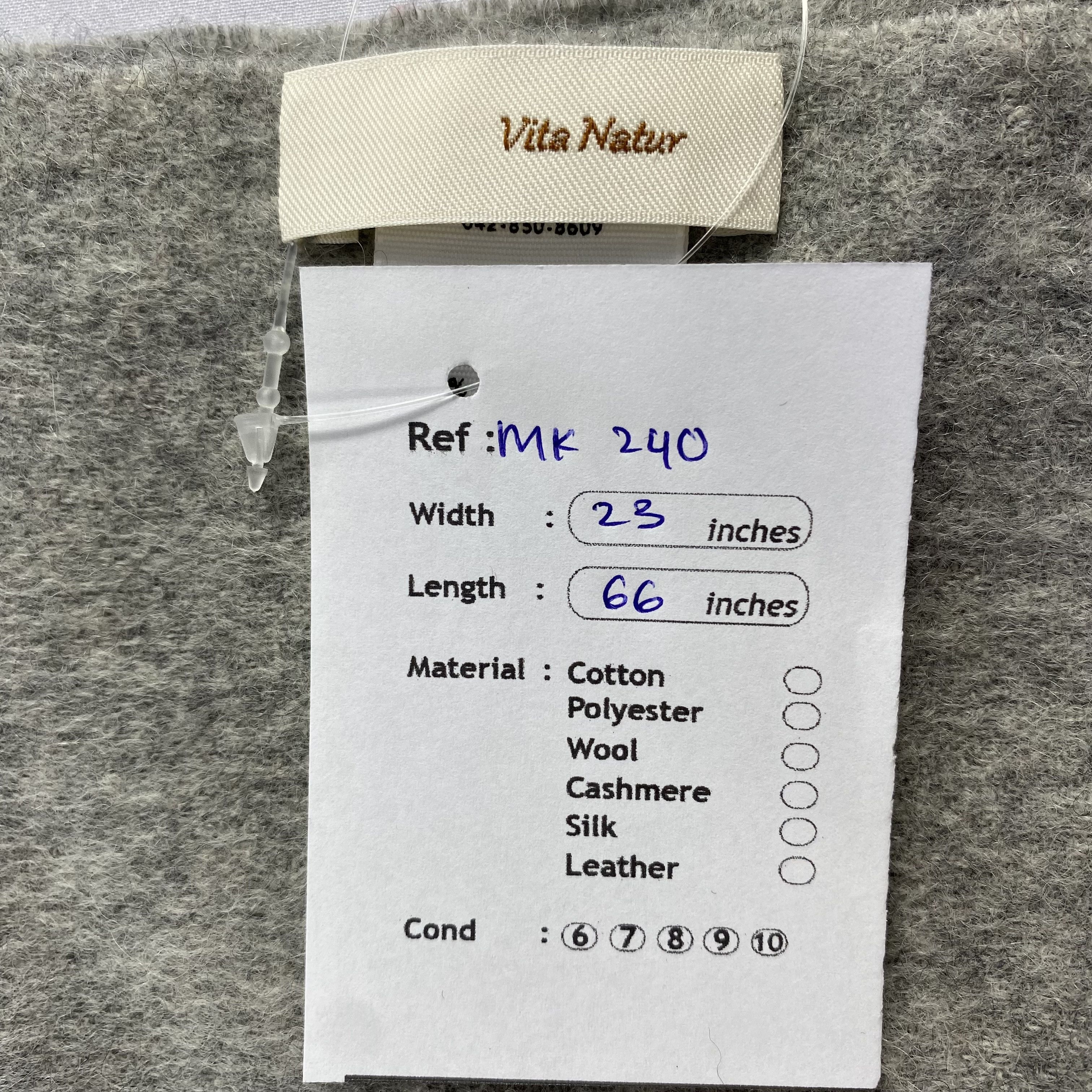 Designer × Japanese Brand Vita Natur Cashmere Scarf Neck Wrap Muffler Size ONE SIZE - 7 Thumbnail