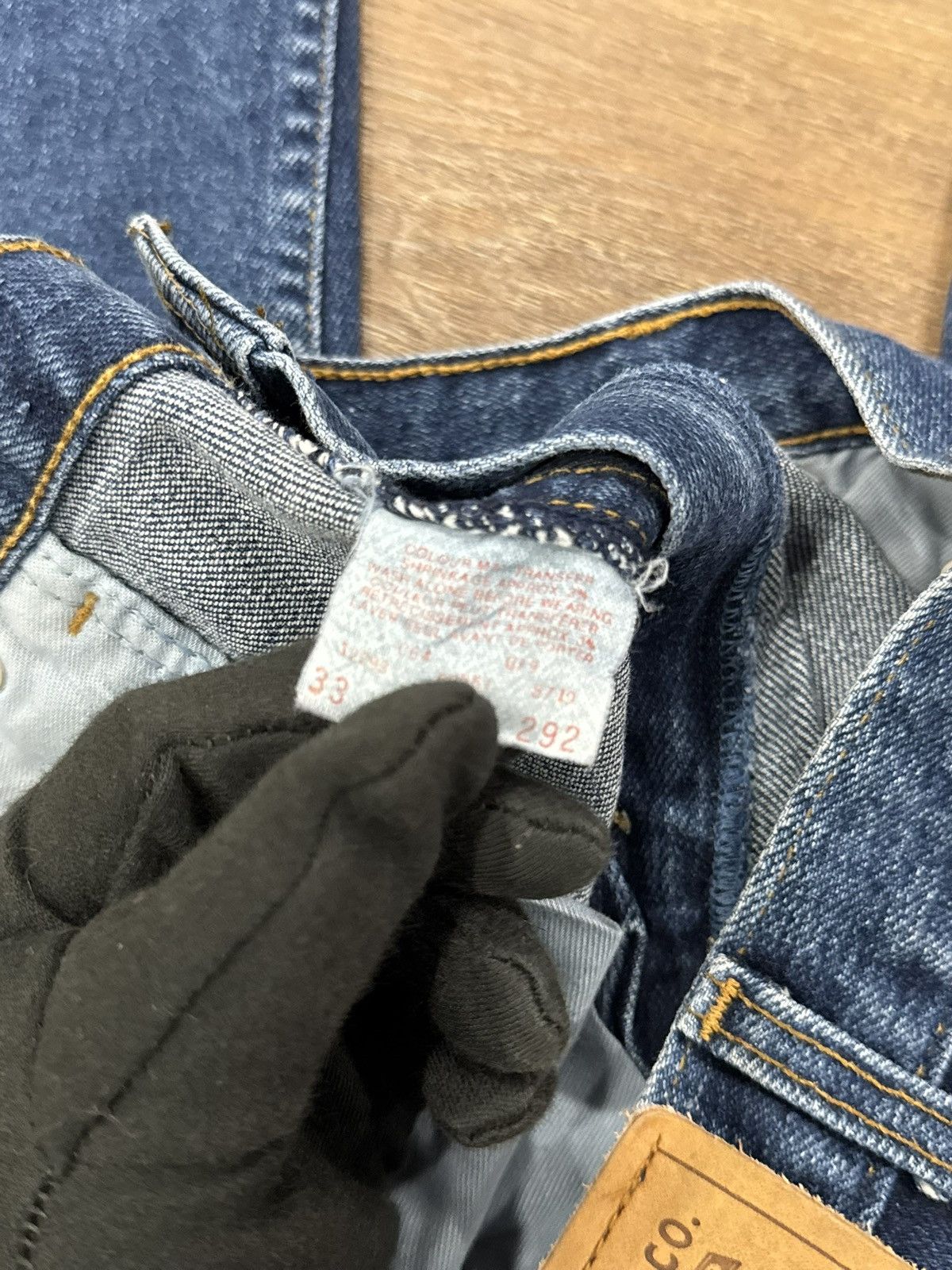 Levi's Vintage Clothing Vintage Levi’s 292 High Waisted Tapered Zip Ankle Jeans 90s Size 40" / US 18 - 10 Thumbnail