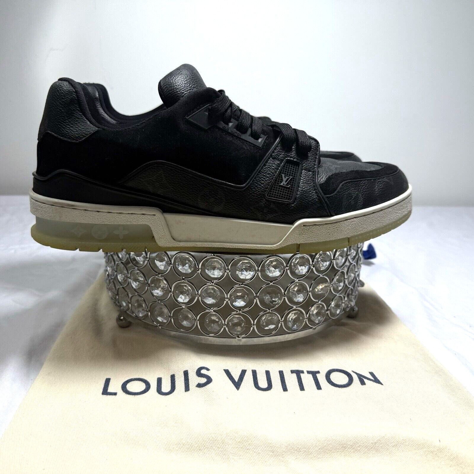 Louis Vuitton Louis Vuitton LV Trainer Low 'Black Monogram' Sneakers 9 US Size US 9 / EU 42 - 2 Thumbnail
