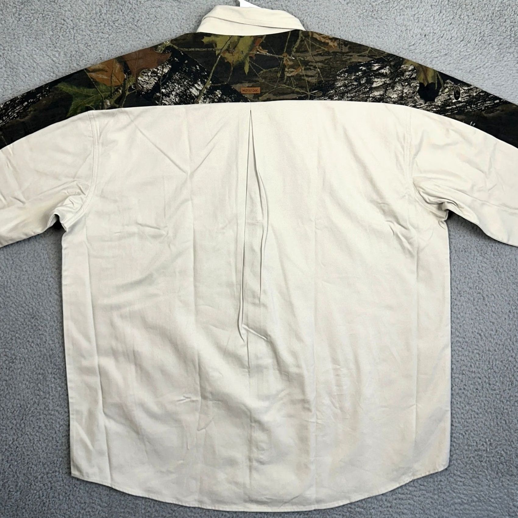 Vintage VINTAGE Mossy Oak Open Range Shirt Mens 2X Big Beige Camouflage Button-Down Pocket Shirt Mens Big 2X Beige Camouflage Outdoor Workwear Lass? Size US XXL / EU 58 / 5 - 3 Thumbnail