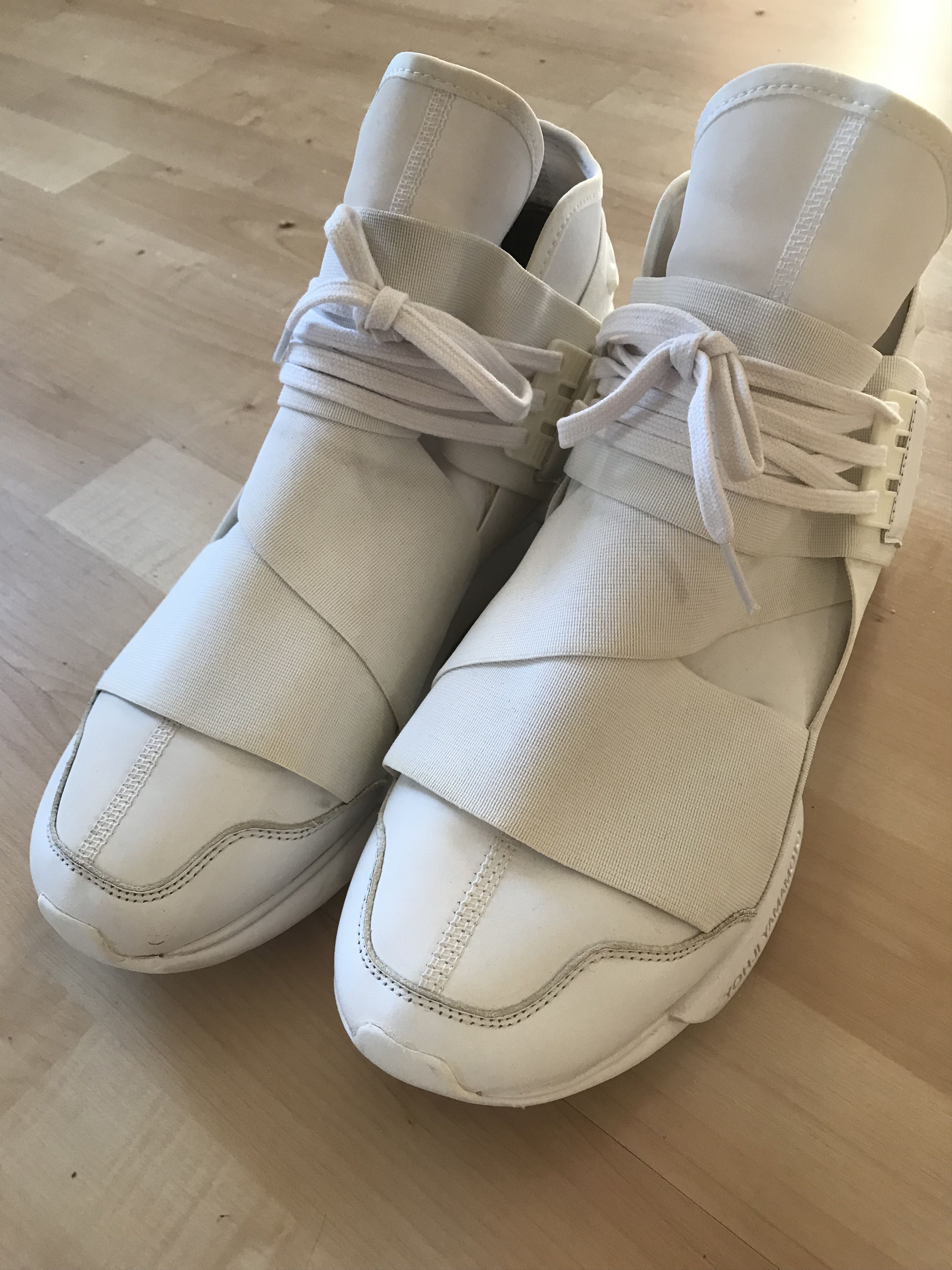 Adidas Y-3 Yohji Qasa High Triple White Size US 10 / EU 43 - 10 Thumbnail