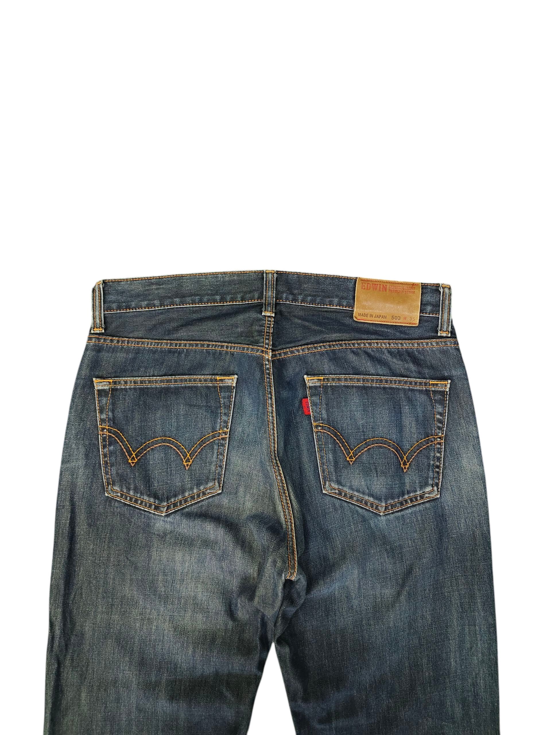 Comme des Garcons × Undercover Vintage 90s Edwin 503 Clawmark Distress Faded Denim Jeans Size US 35 - 10 Thumbnail