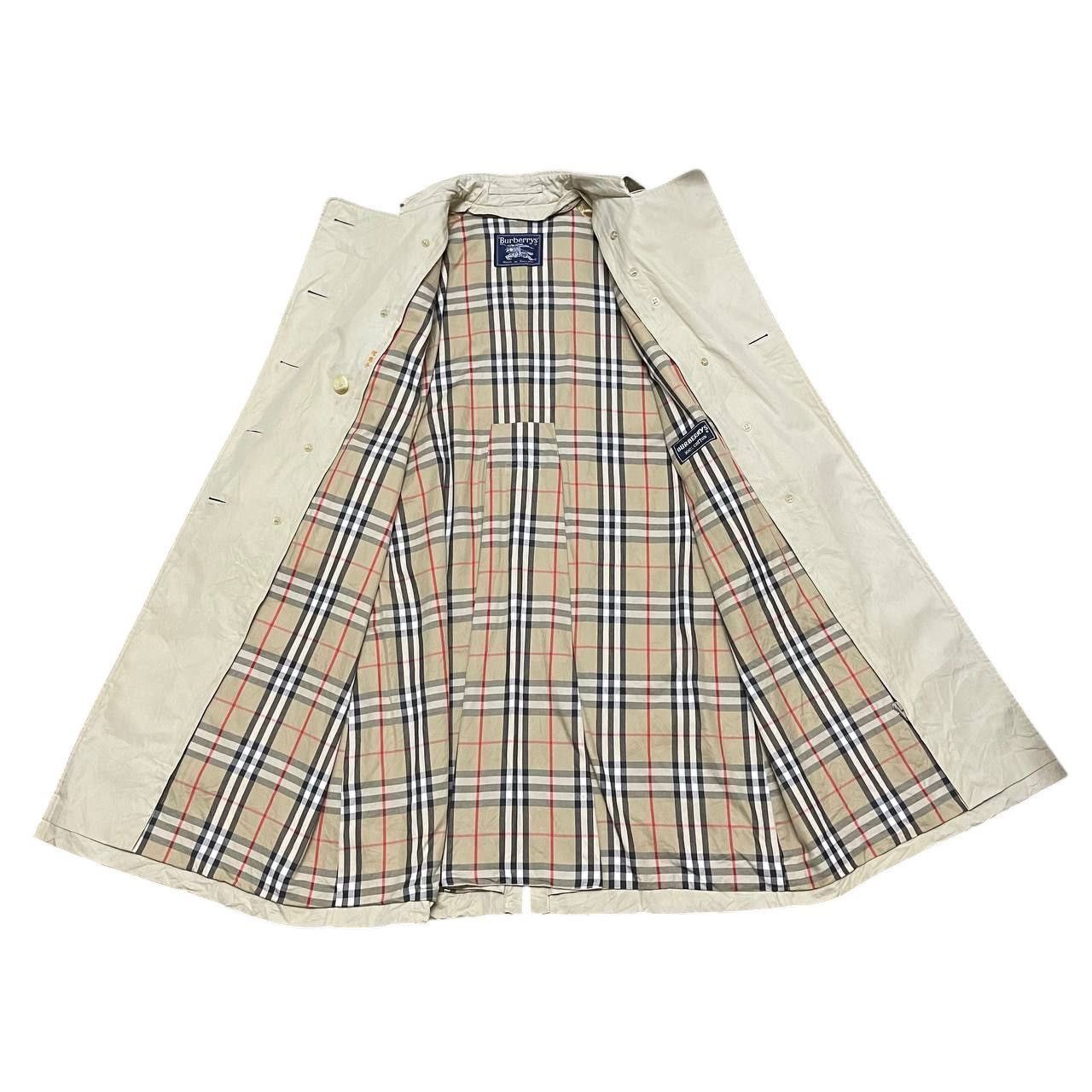 Burberry Vintage Burberry Nova Check Trench Coat England Made Size S / US 4 / IT 40 - 8 Thumbnail