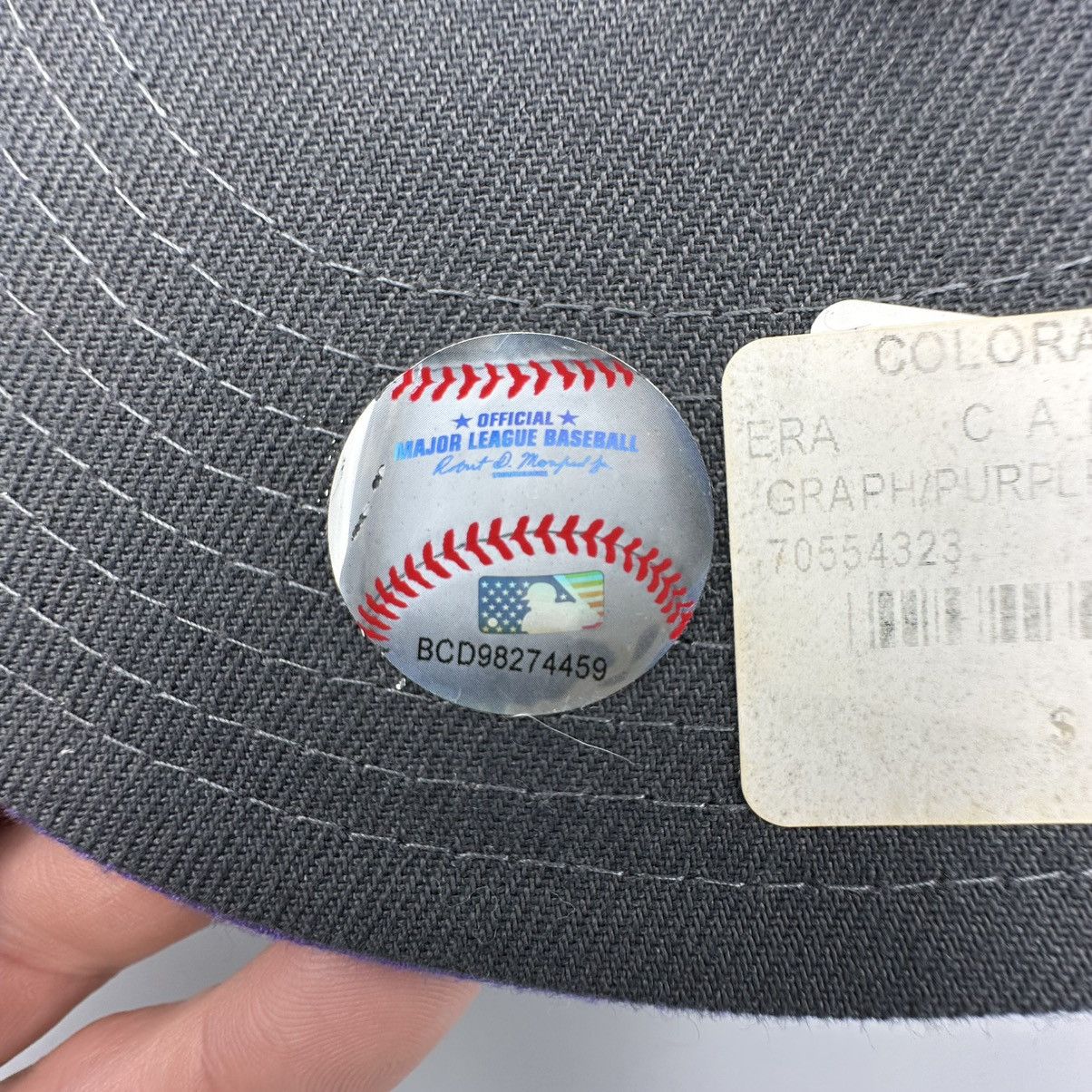 New Era Colorado Rockies New Era 59FIFTY Fitted Hat 7 1/4 Gray Size ONE SIZE - 10 Thumbnail