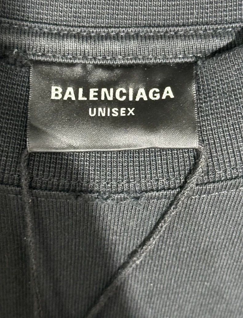Balenciaga Balenciaga Blur + subtitles + LOGO + short sleeves + T-shi Size US XS / EU 42 / 0 - 3 Thumbnail