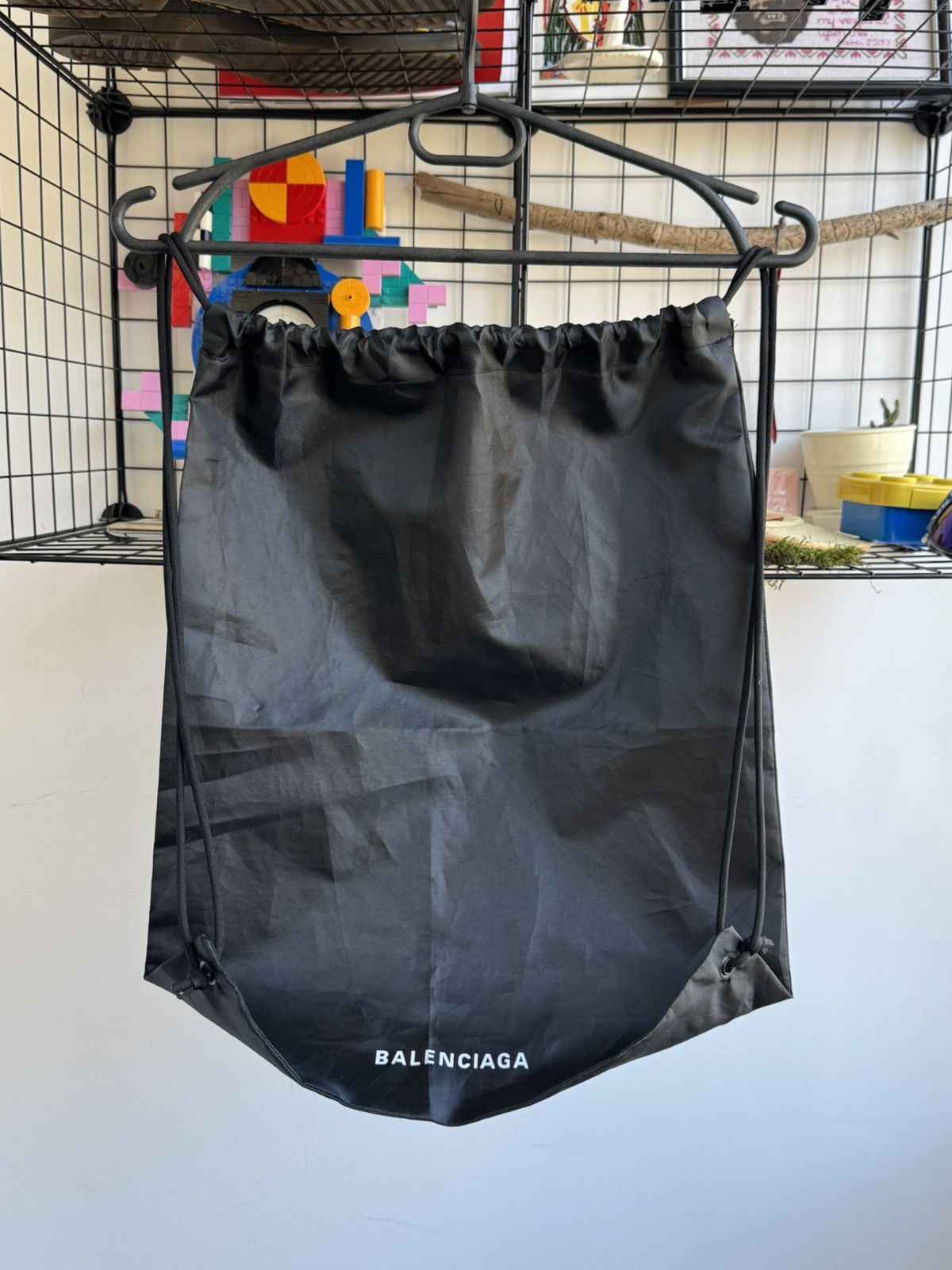 Balenciaga Balenciaga Nylon Drawstring Dust Bag Size ONE SIZE - 1 Thumbnail