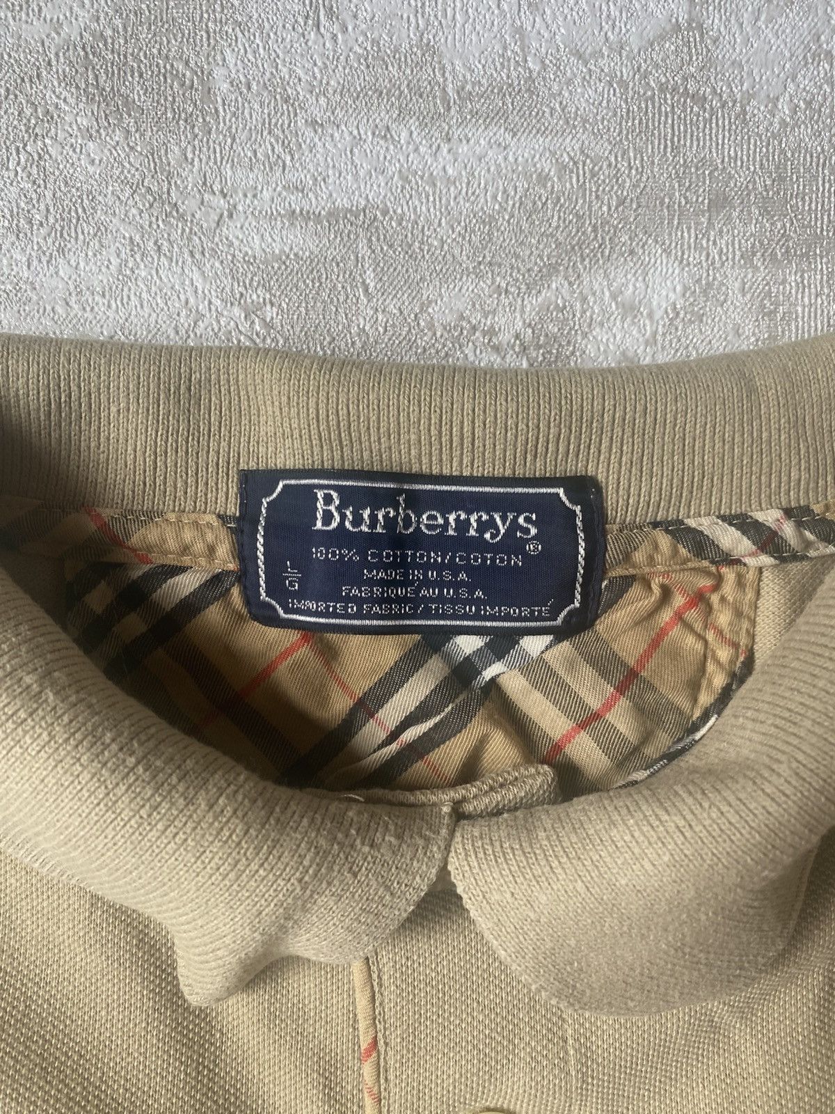 Burberry Crazy Vintage Polo Burberrys Made In USA Size US L / EU 52-54 / 3 - 5 Thumbnail