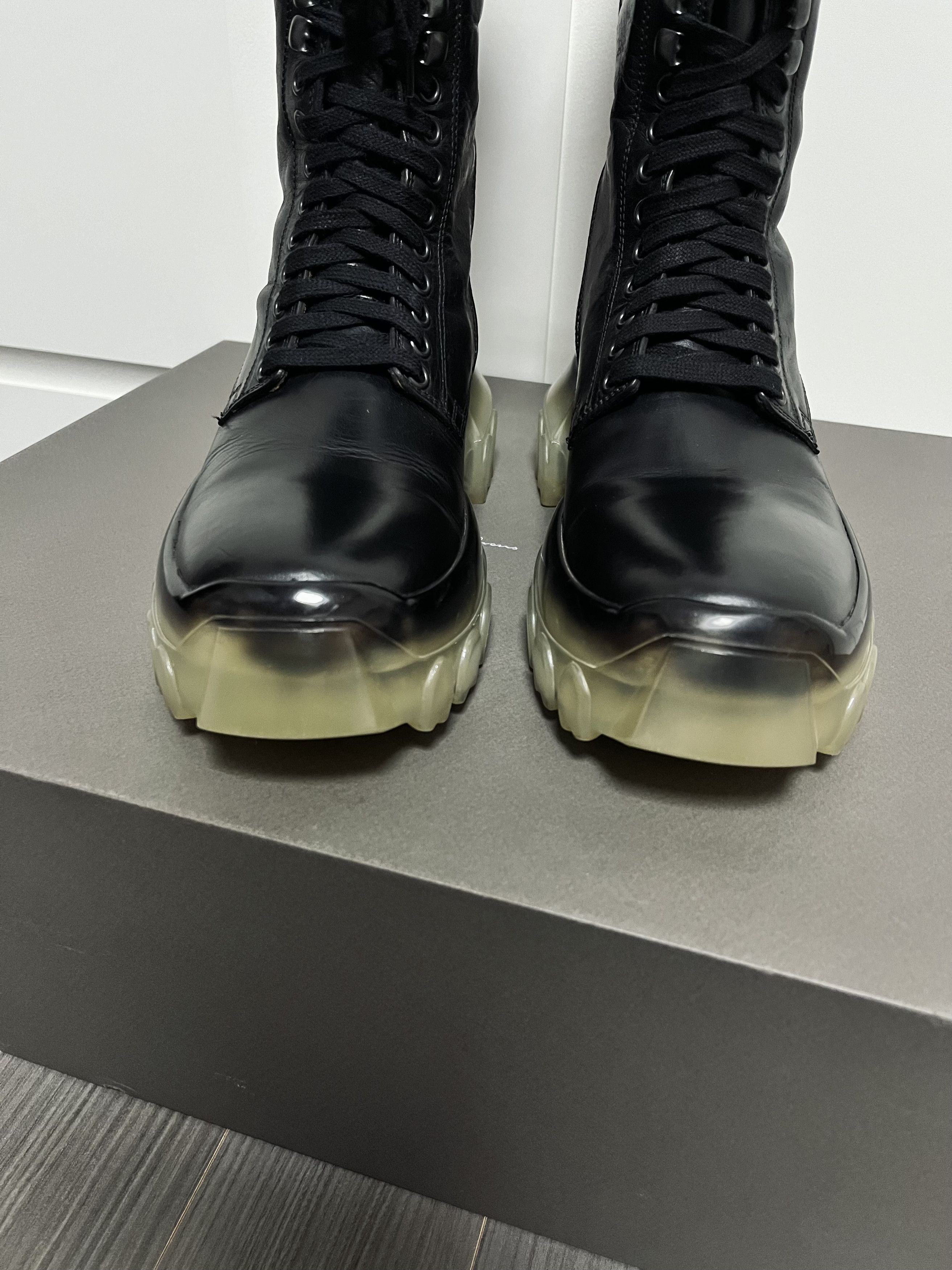 Rick Owens SISYPHUS OFF-THE-RUNWAY TRACTOR BOOTS Size US 6.5 / EU 39-40 - 5 Thumbnail